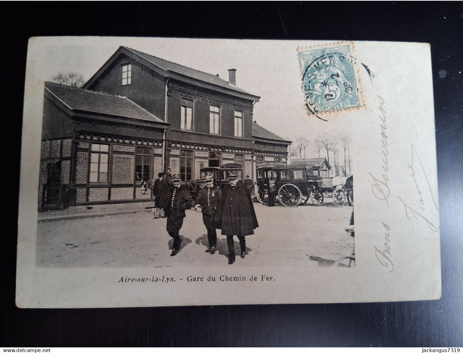 CPA - Aire sur la Lys - Gare du chemin de fer