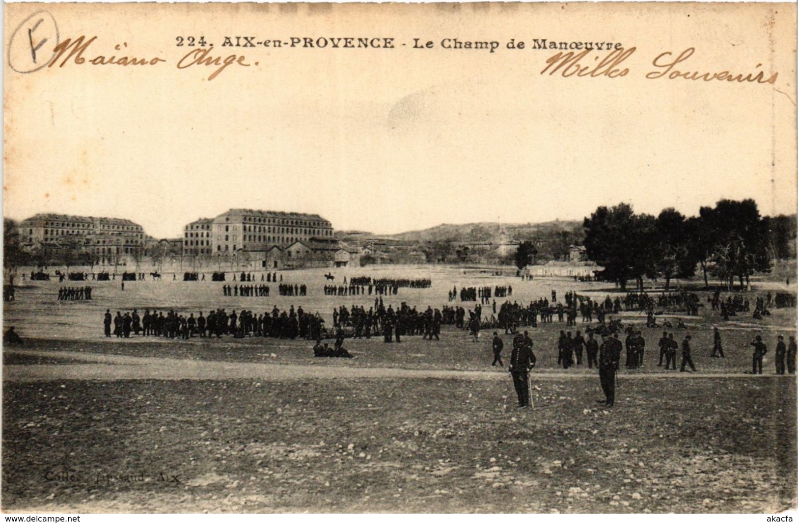 CPA AIX-en-PROVENCE Le Champ de Manoeuvre (339915)