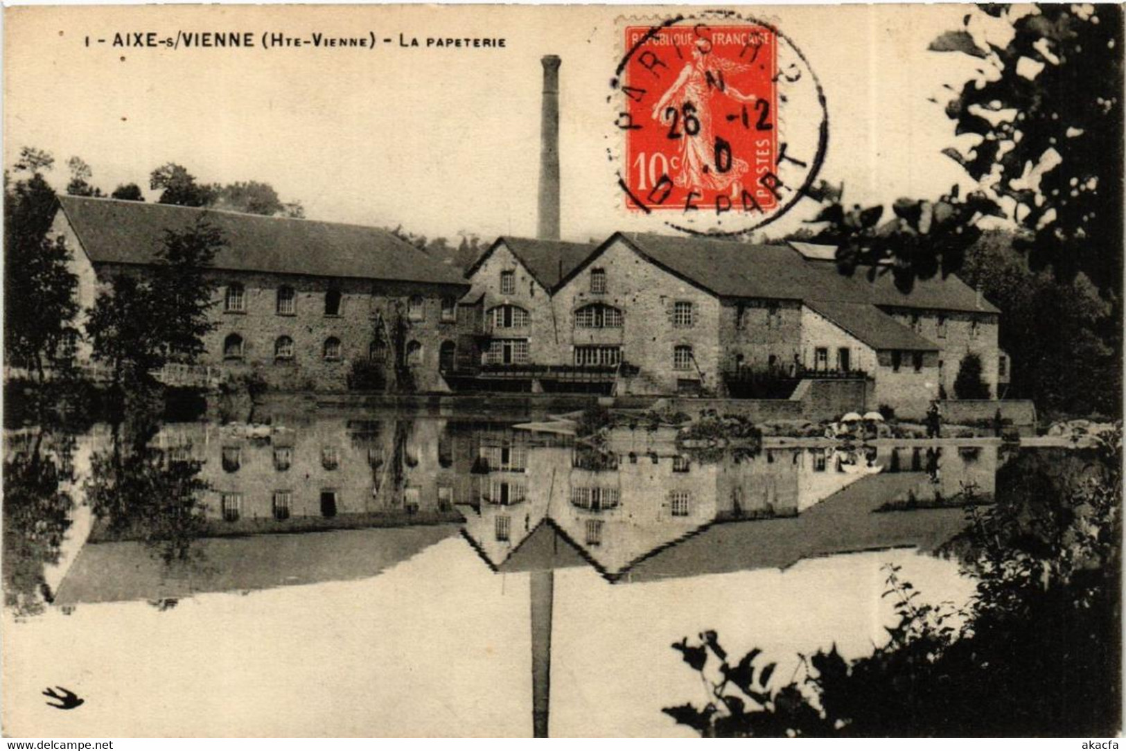 CPA AIXE-sur-VIENNE La Papeterie (611122)