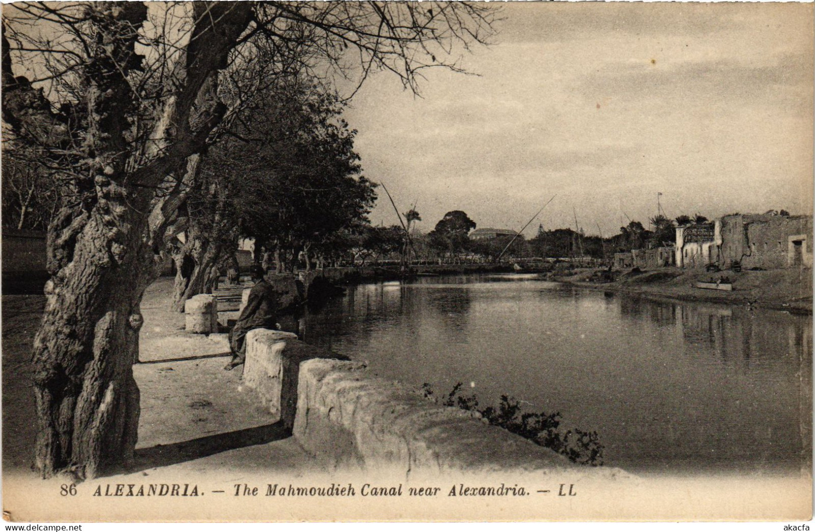 CPA AK ALEXANDRIA The Mahmoudieh Canal near Alexandria EGYPT (1324828)