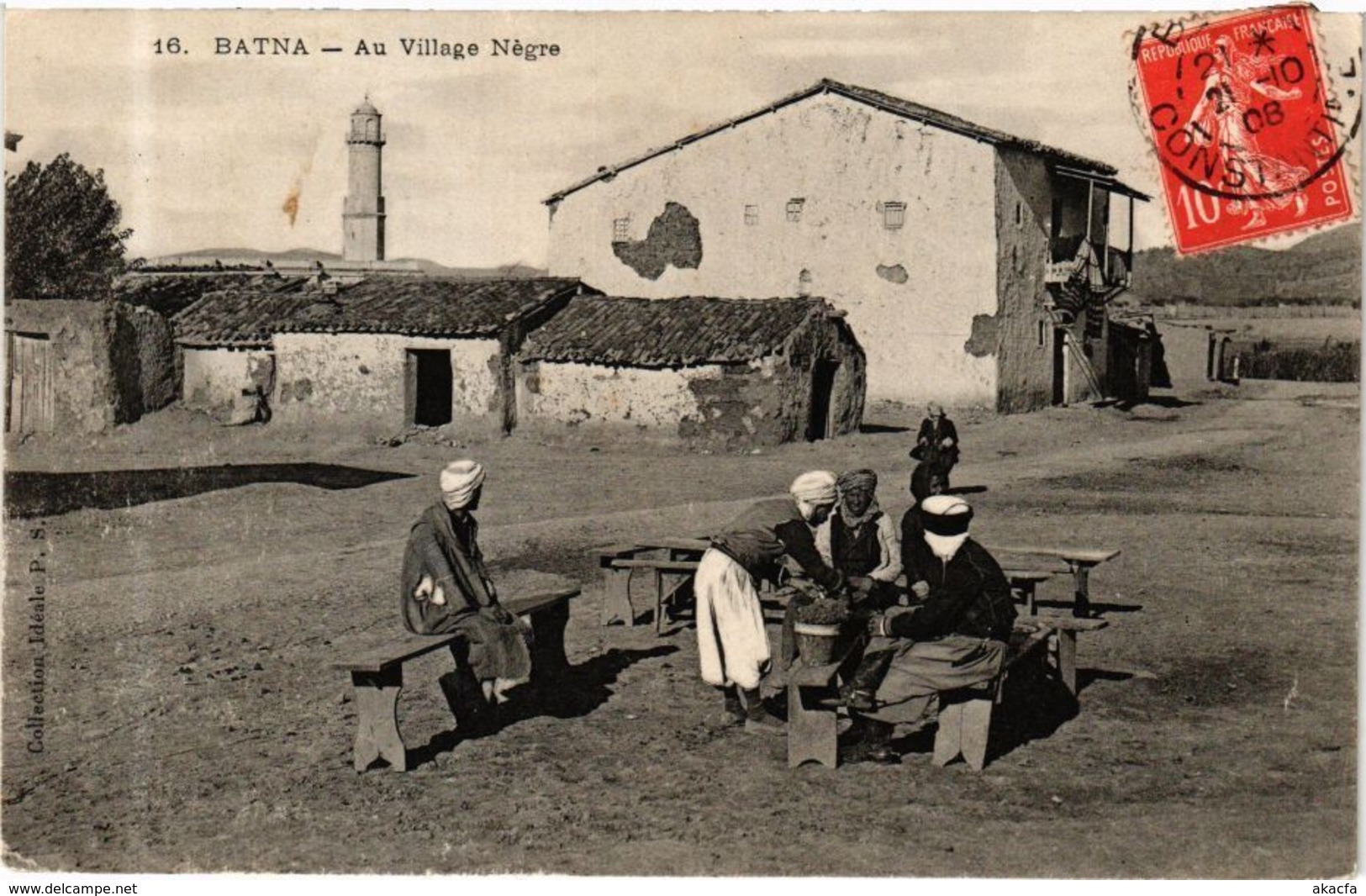 CPA AK Algérie-Batna-Au Village Negre (238710)