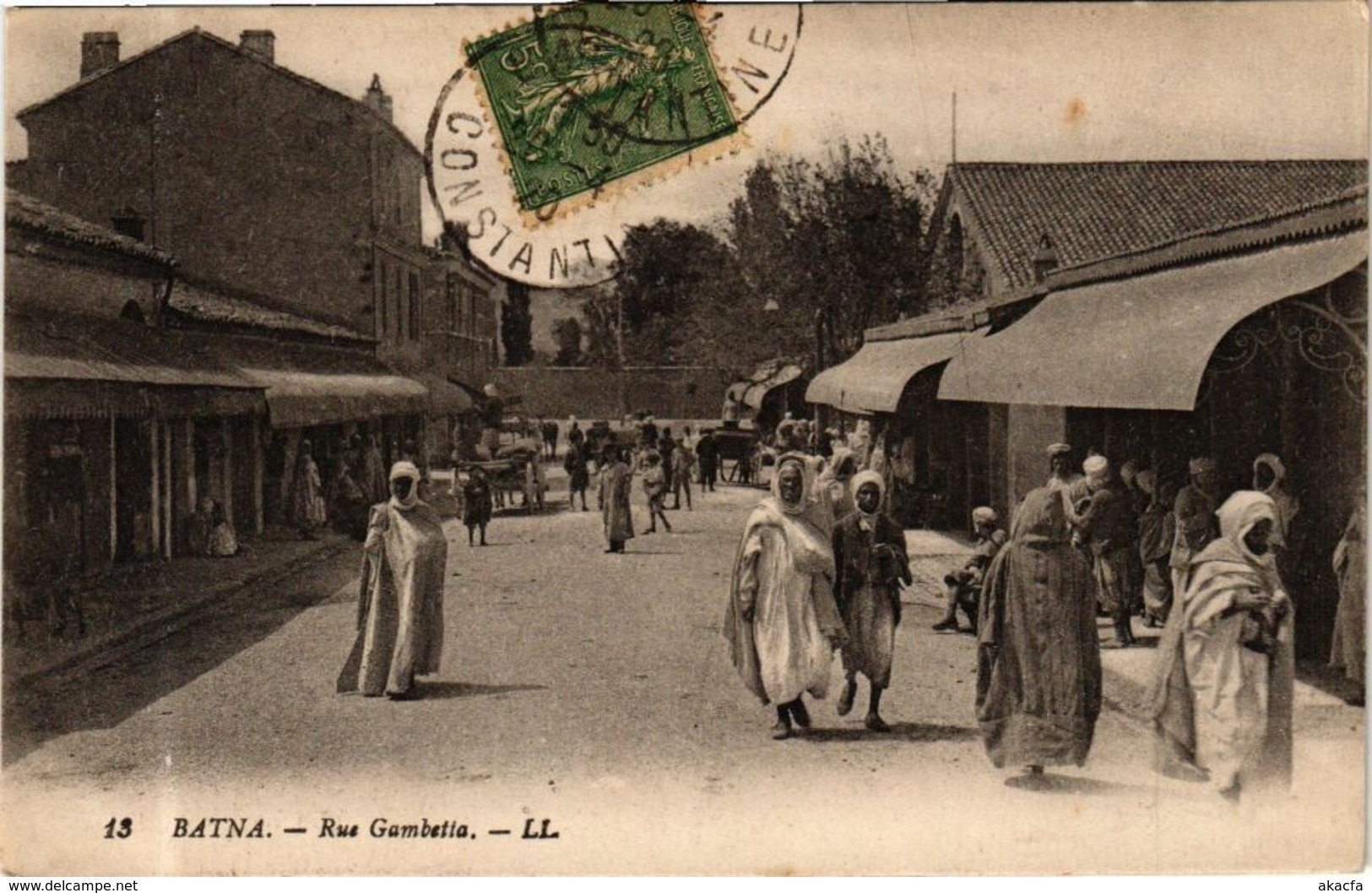 CPA AK Algérie-Batna-Rue Gambetta (237920)