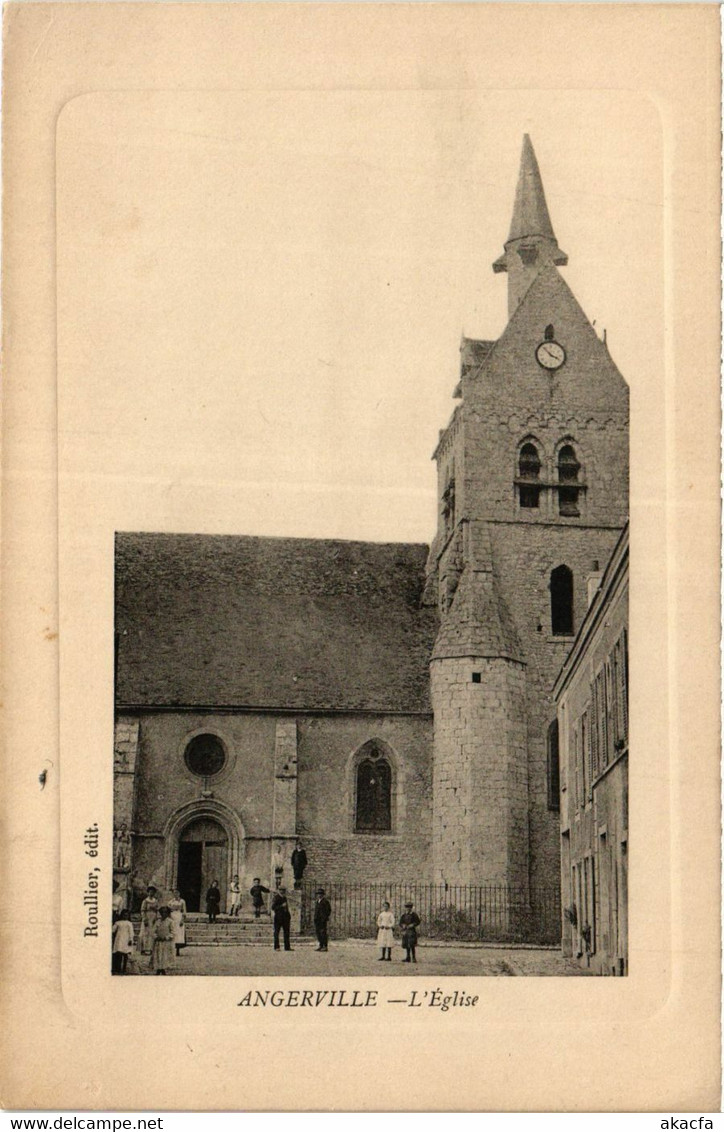 CPA AK ANGERVILLE - L'Église (384972)