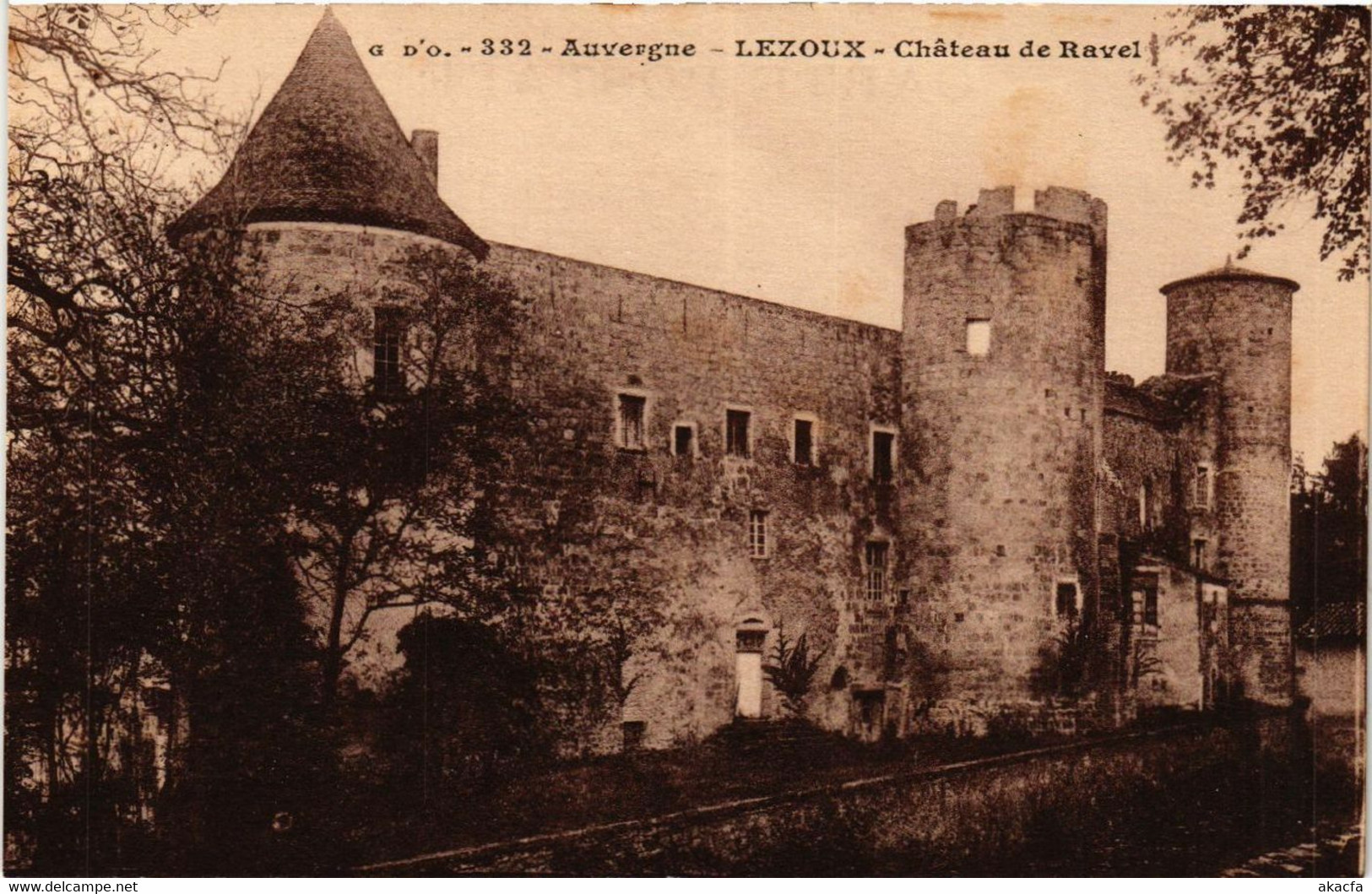 CPA AK Auvergne LEZOUX Chateau de RAVEL (409213)