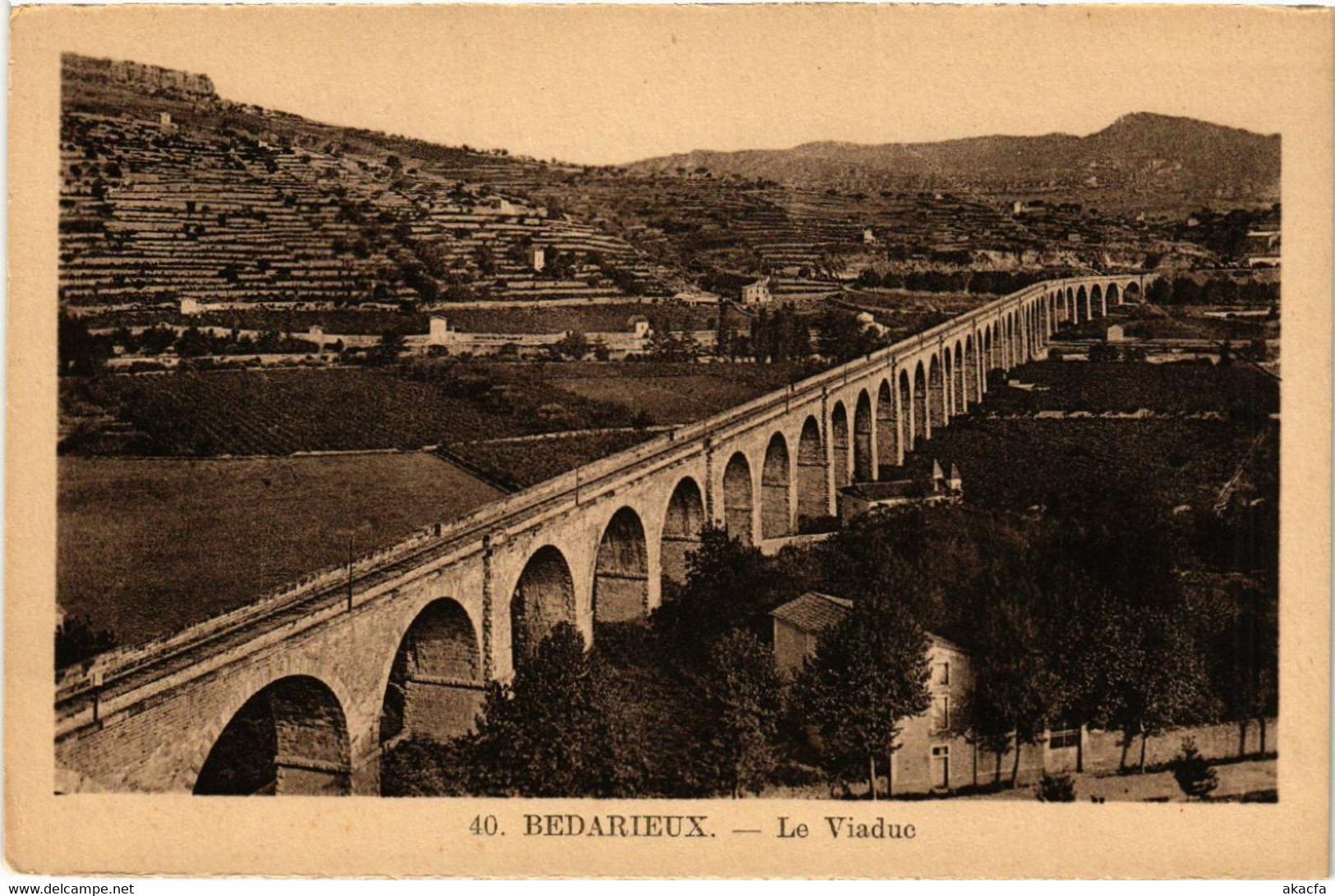 CPA AK BEDARIEUX - Le Viaduc (518865)