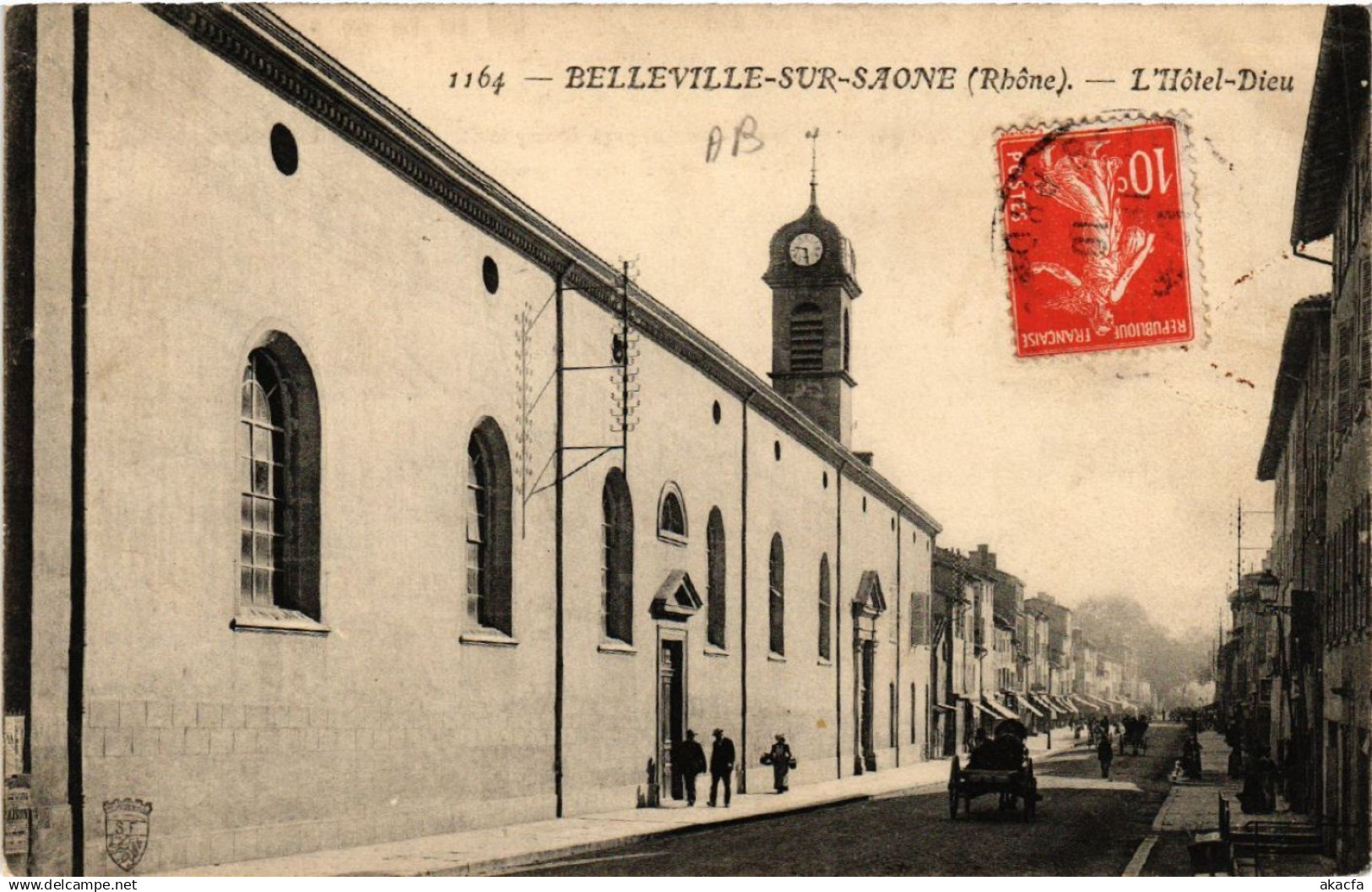 CPA AK BELLEVILLE-sur-SAONE - L'Hotel - Dieu (451131)