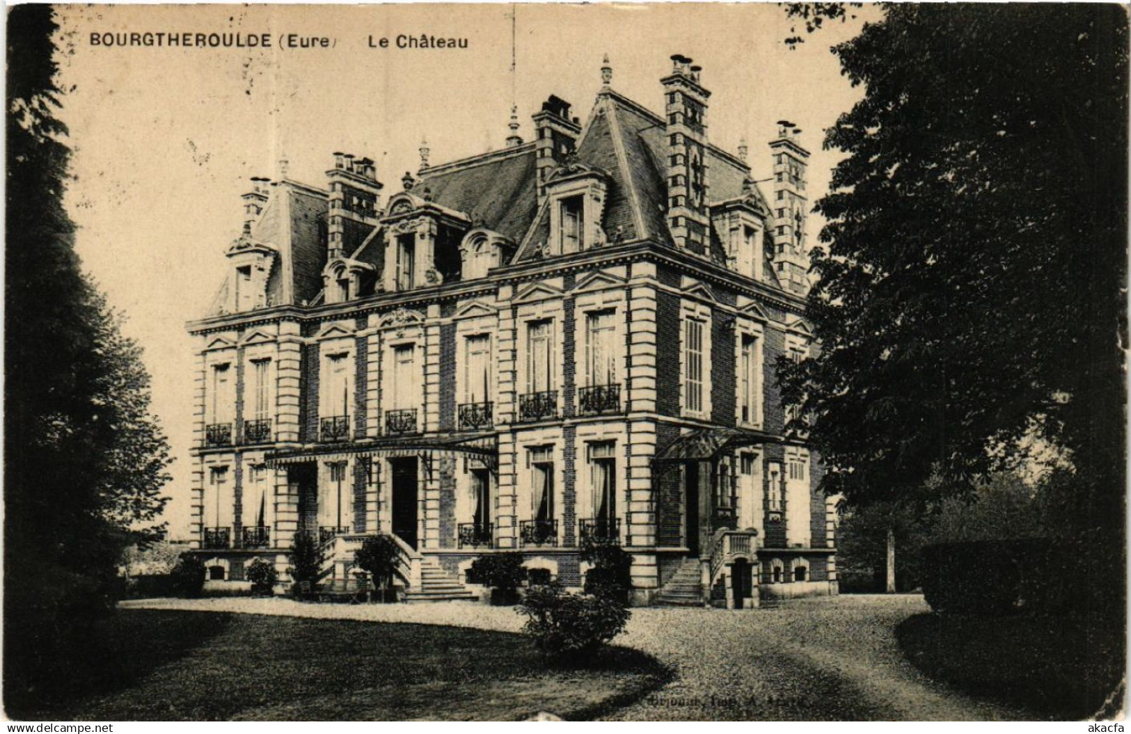 CPA AK BOURGTHEROULDE - Le chateau (478095)