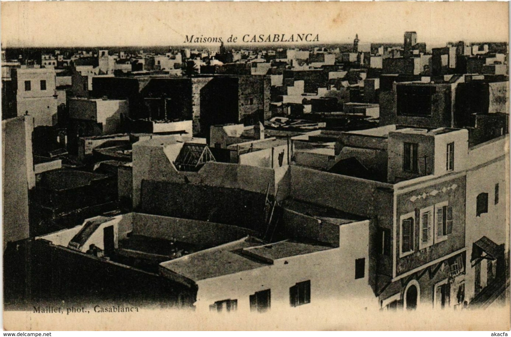 CPA AK Casablanca - Maisons de Casablanca MAROC (963404)