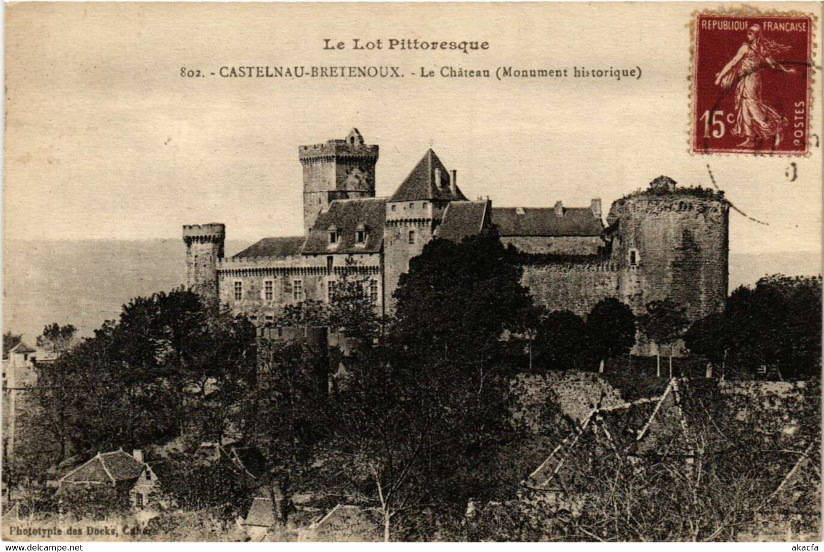 CPA AK CASTELNAU-Bretenoux - Le Chateau (654216)