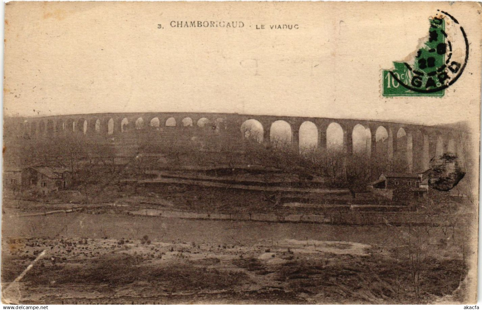 CPA AK CHAMBORIGAUD - Le Viaduc (459150)