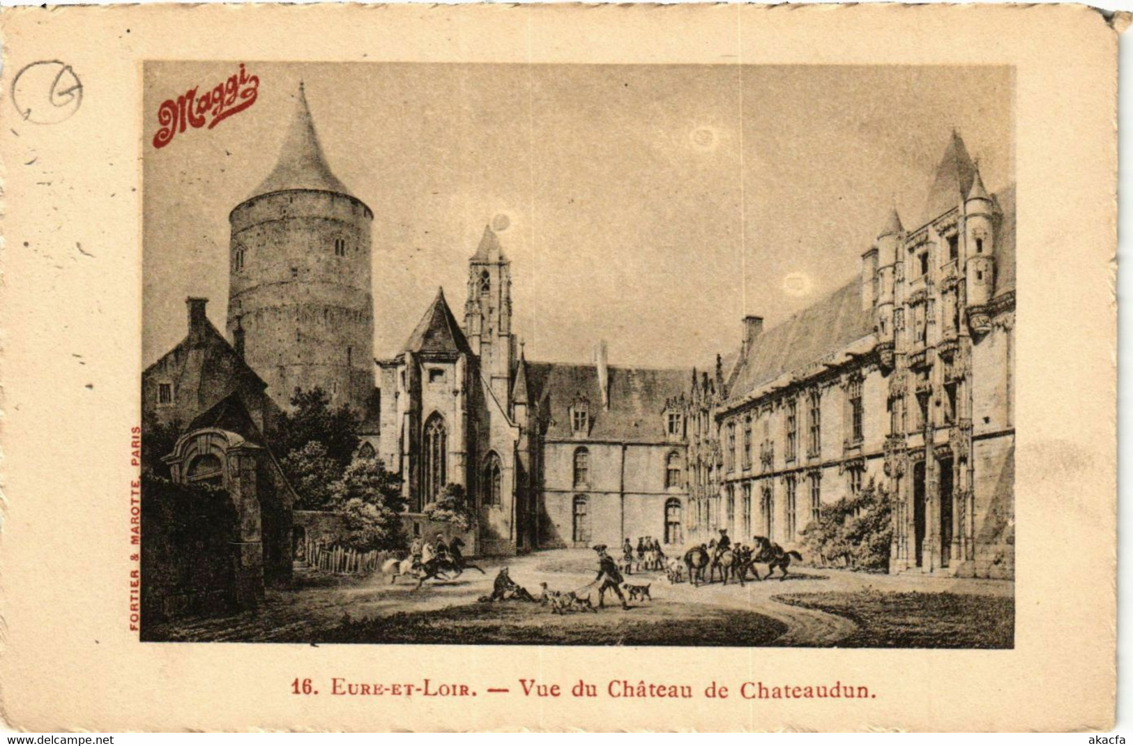 CPA AK CHATEAUDUN - Vue du Chateau de CHATEAUDUN (385600)