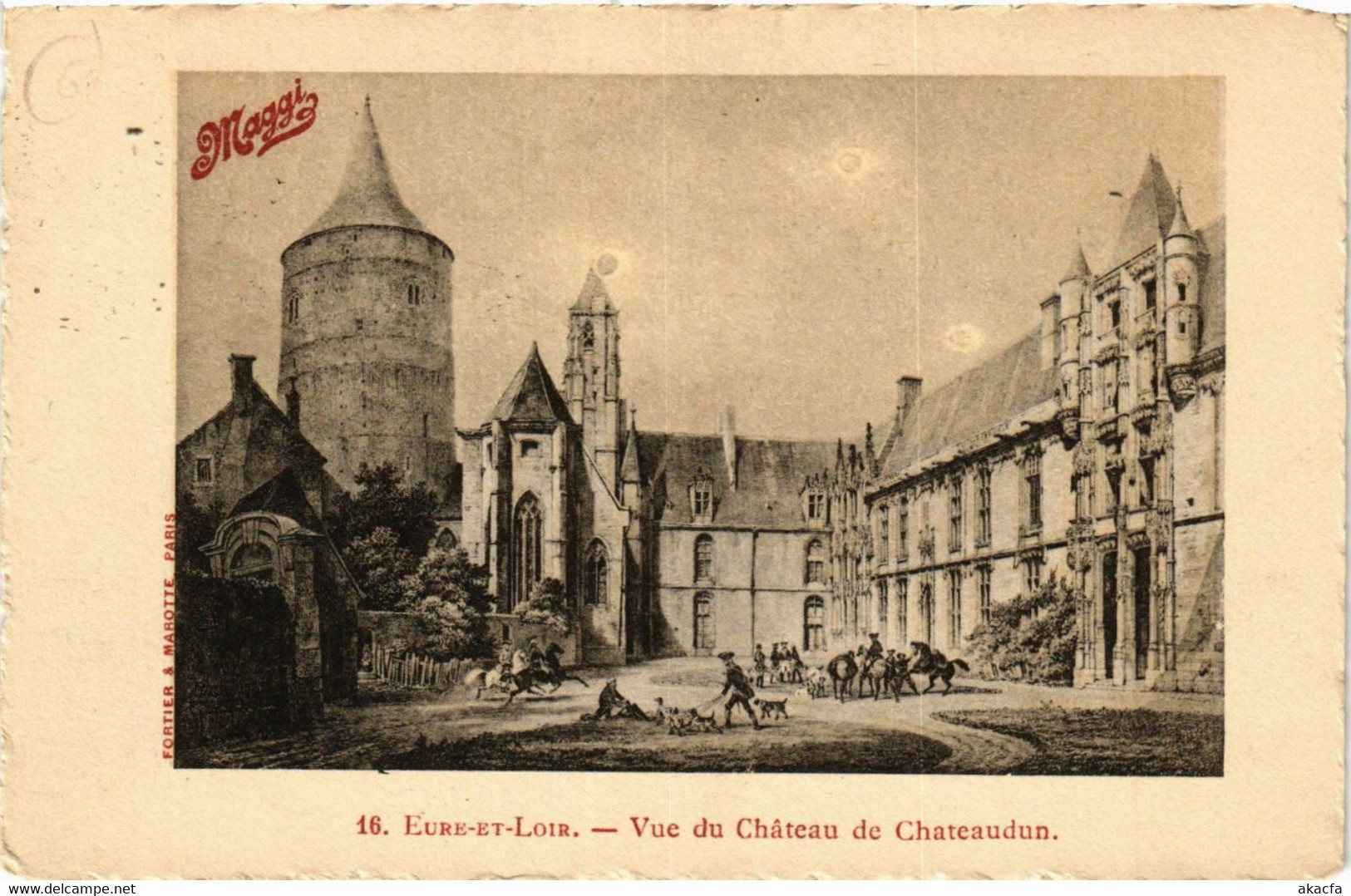 CPA AK CHATEAUDUN - Vue du Chateau de CHATEAUDUN (385601)