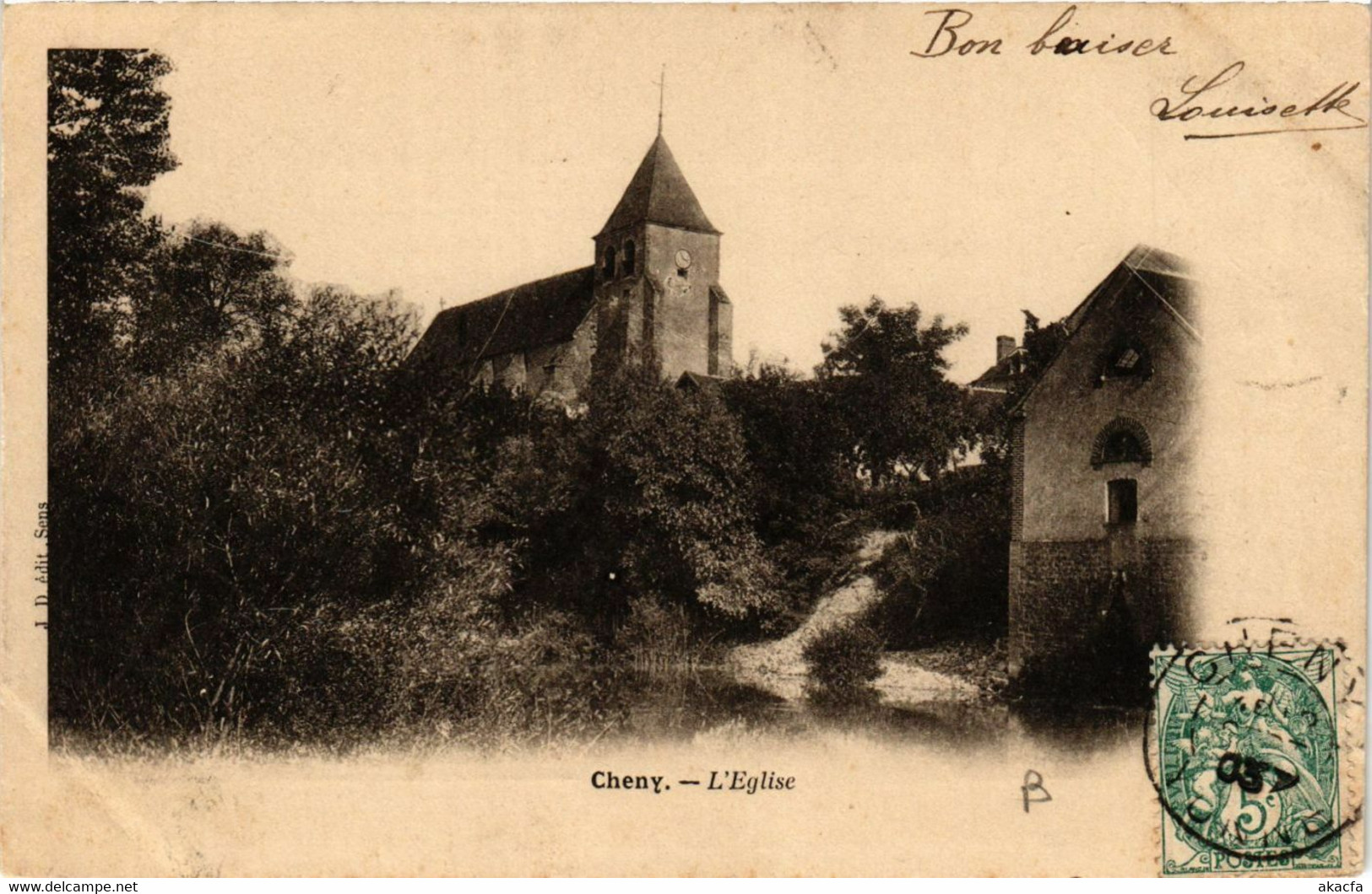 CPA AK CHENY - L'Église (658910)