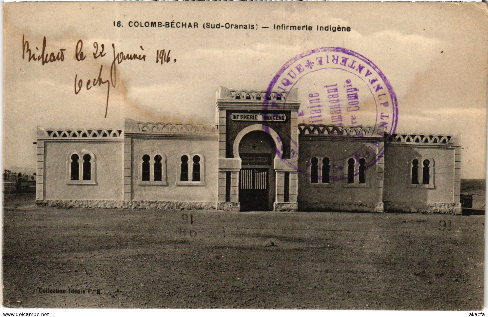 CPA AK COLOMB-BECHAR Infirmerie Indigene ALGERIA (1389796)