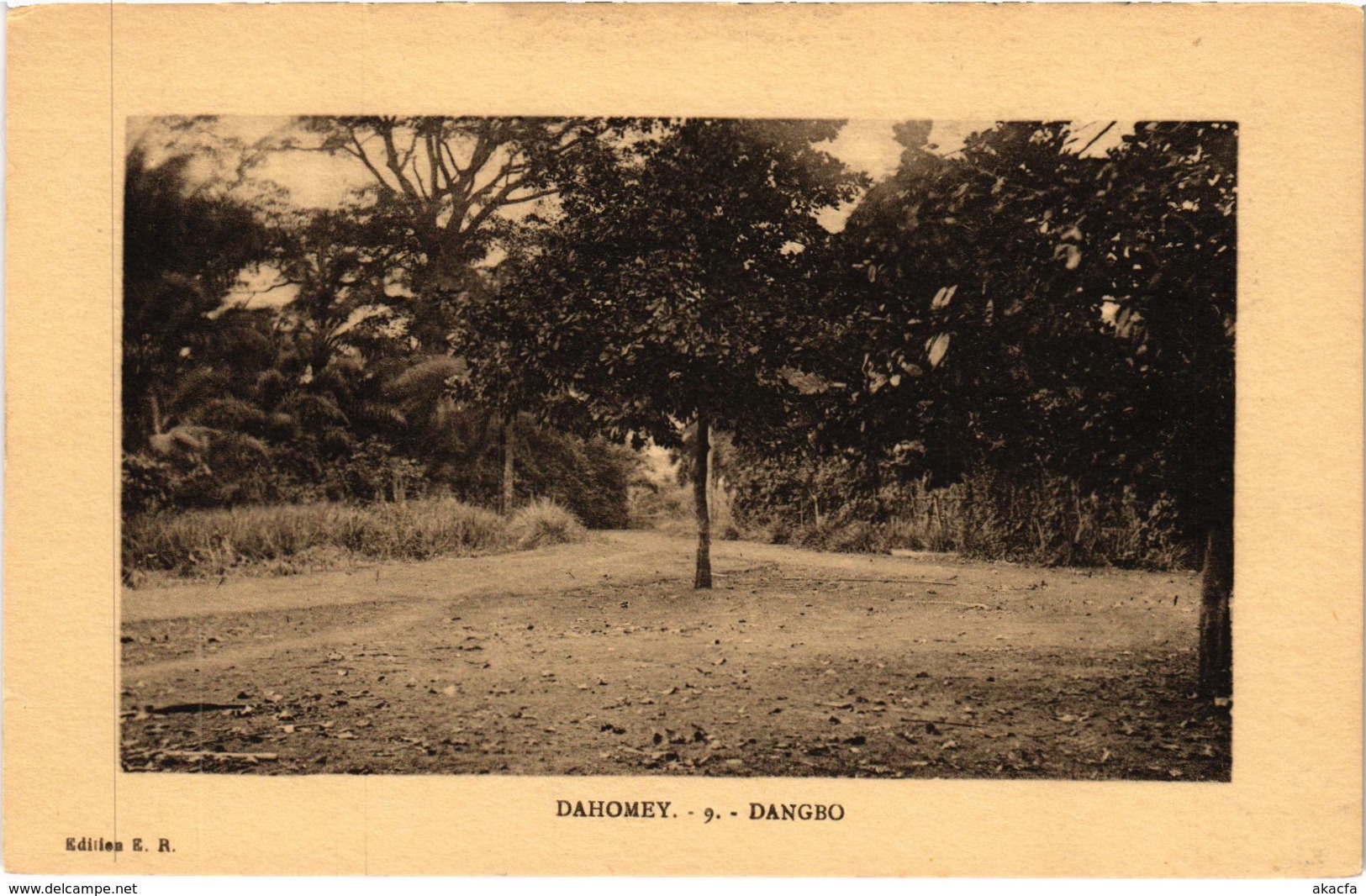 CPA AK DAHOMEY - Dangbo (86815)