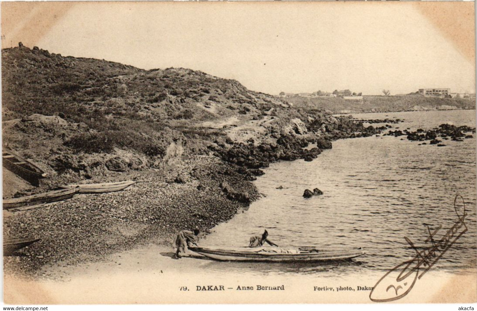 CPA AK Dakar - Anse Bernard SENEGAL (1060852)