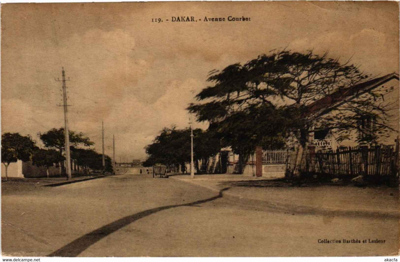 CPA AK Dakar - Avenue Courbet SENEGAL (1061469)