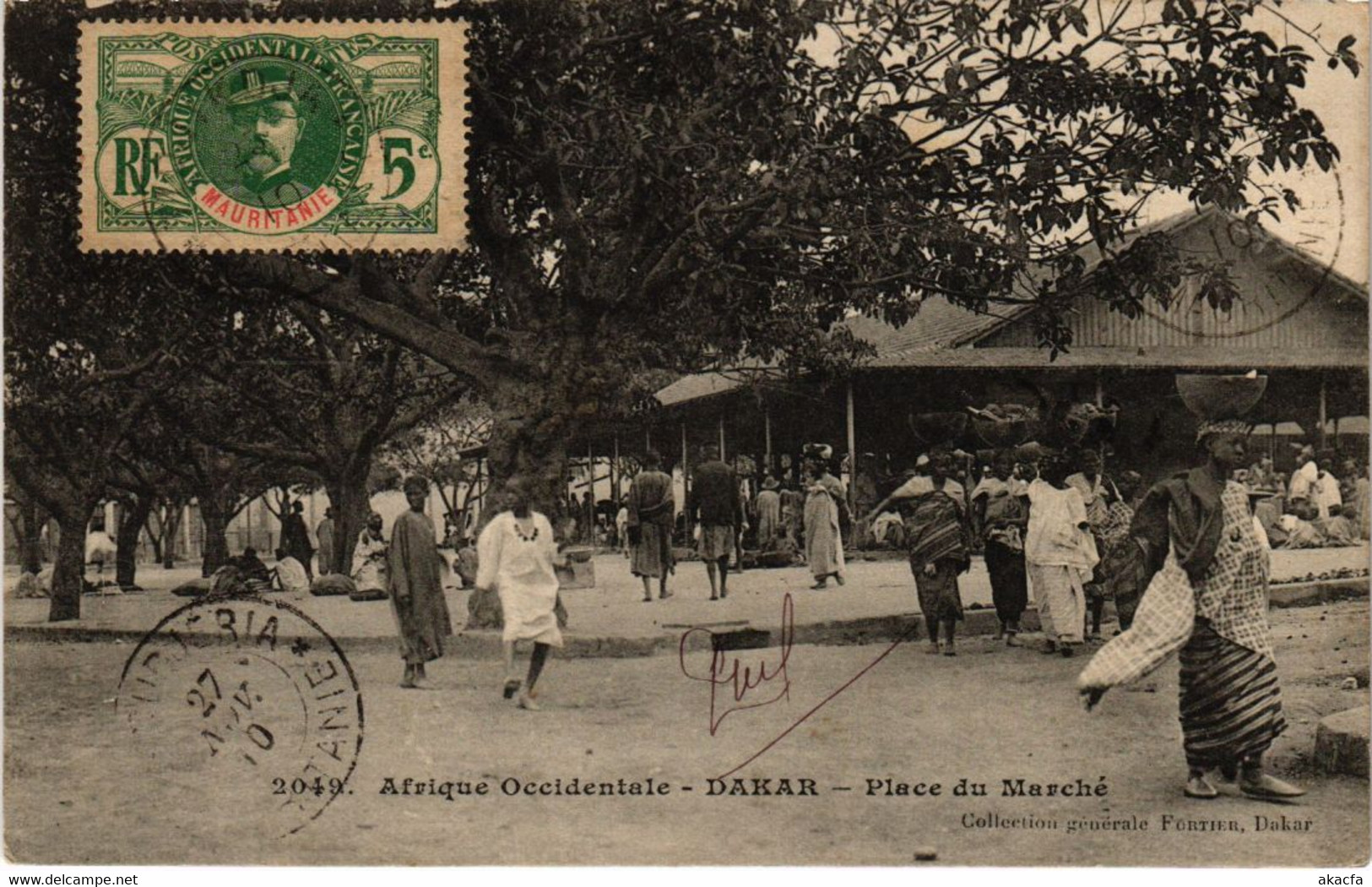 CPA AK Dakar - Place du Marche SENEGAL (1061325)