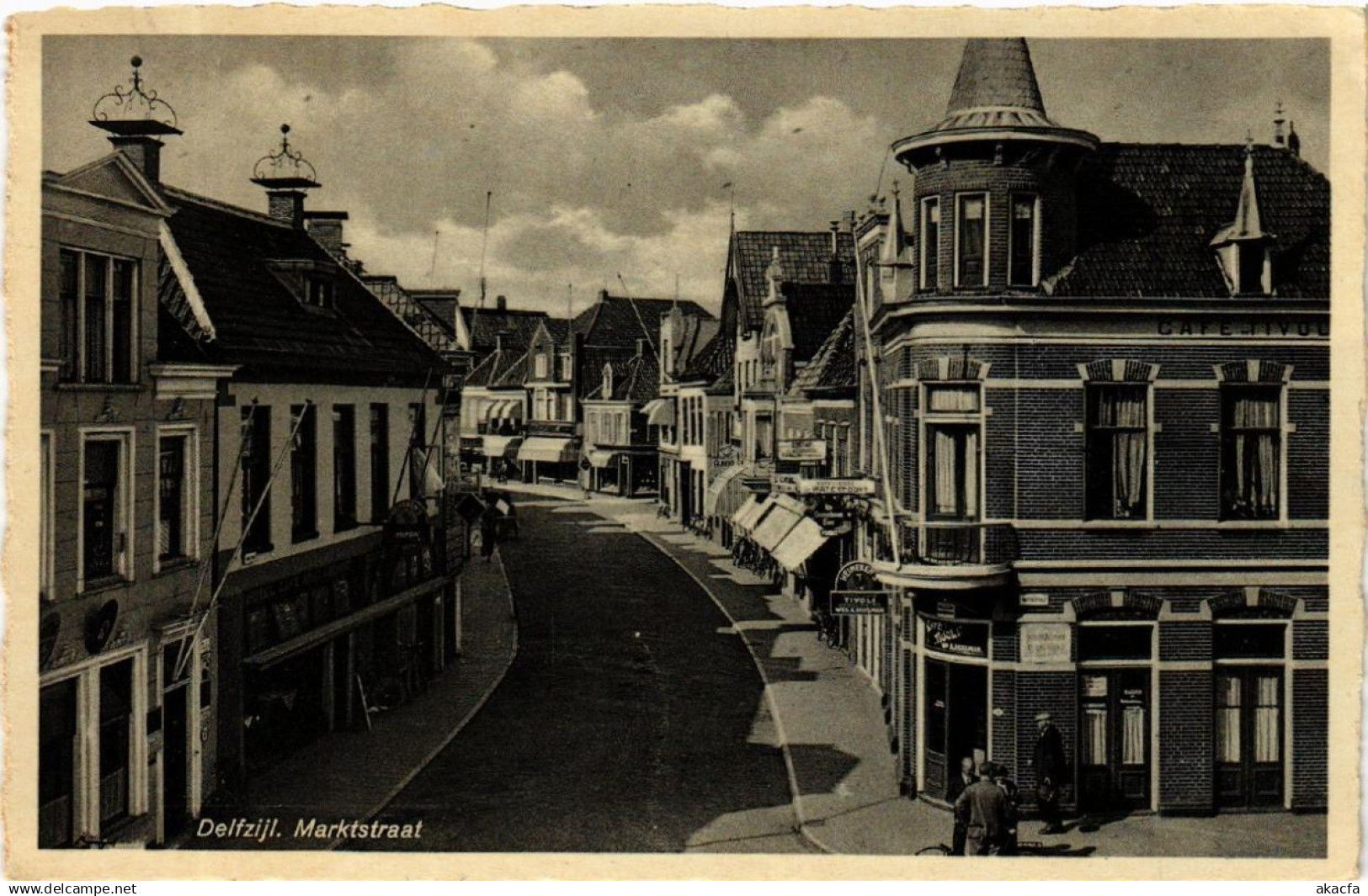 CPA AK DELFZIJL Marktstraat NETHERLANDS (604144)