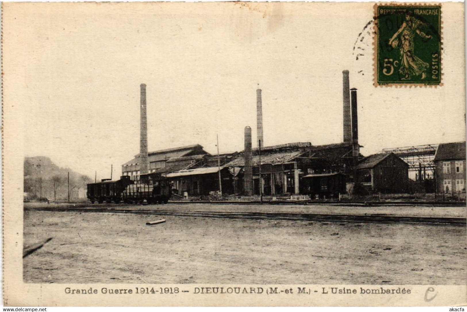 CPA AK DIEULOUARD - L'Usine Bombardée - Grande Guerre 1914-1918 (483560)