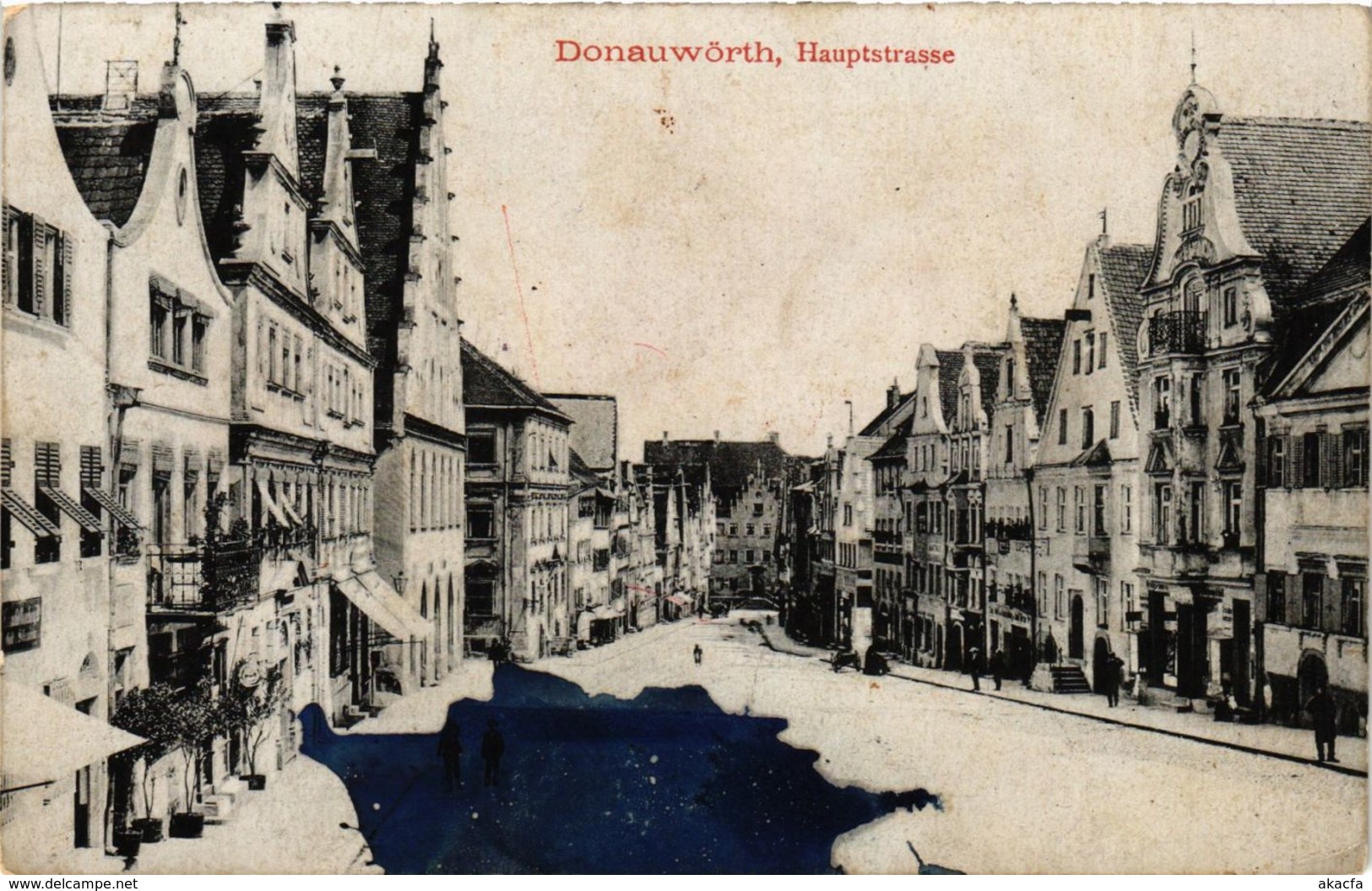 CPA AK Donauworth- Hauptstrasse GERMANY (943661)