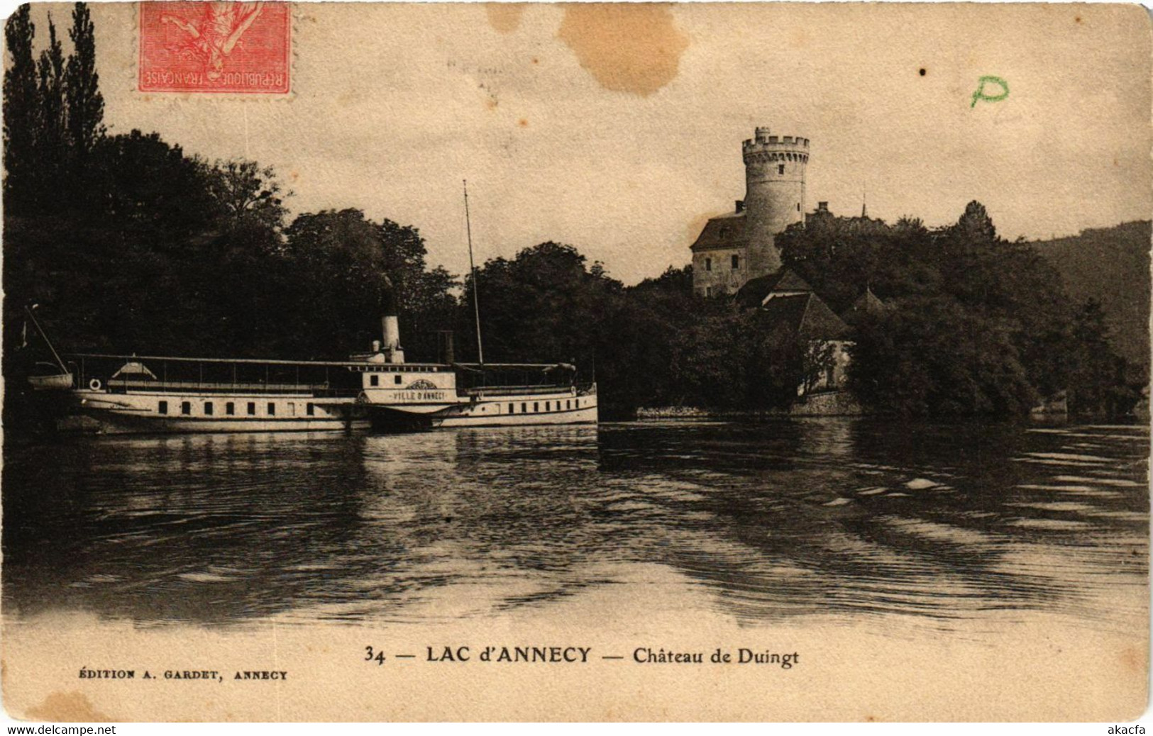 CPA AK DUINGT - Lac d'ANNECY - Chateau de DUINGT (691394)