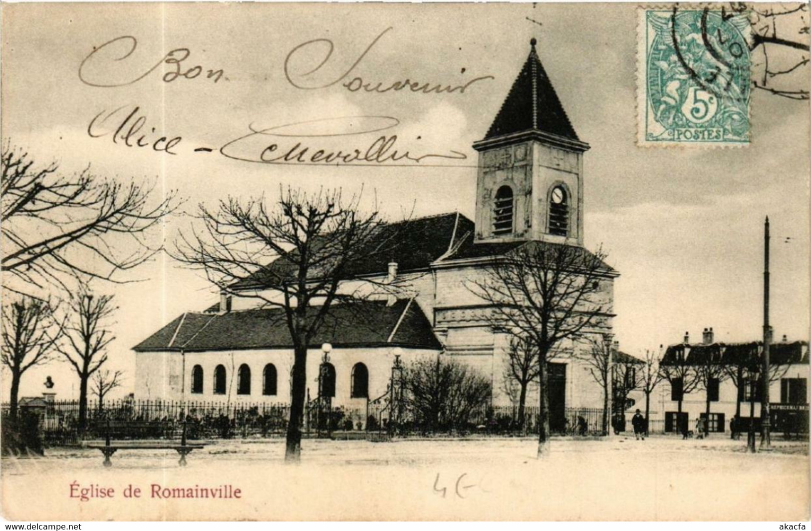 CPA AK Église de ROMAINVILLE (569128)