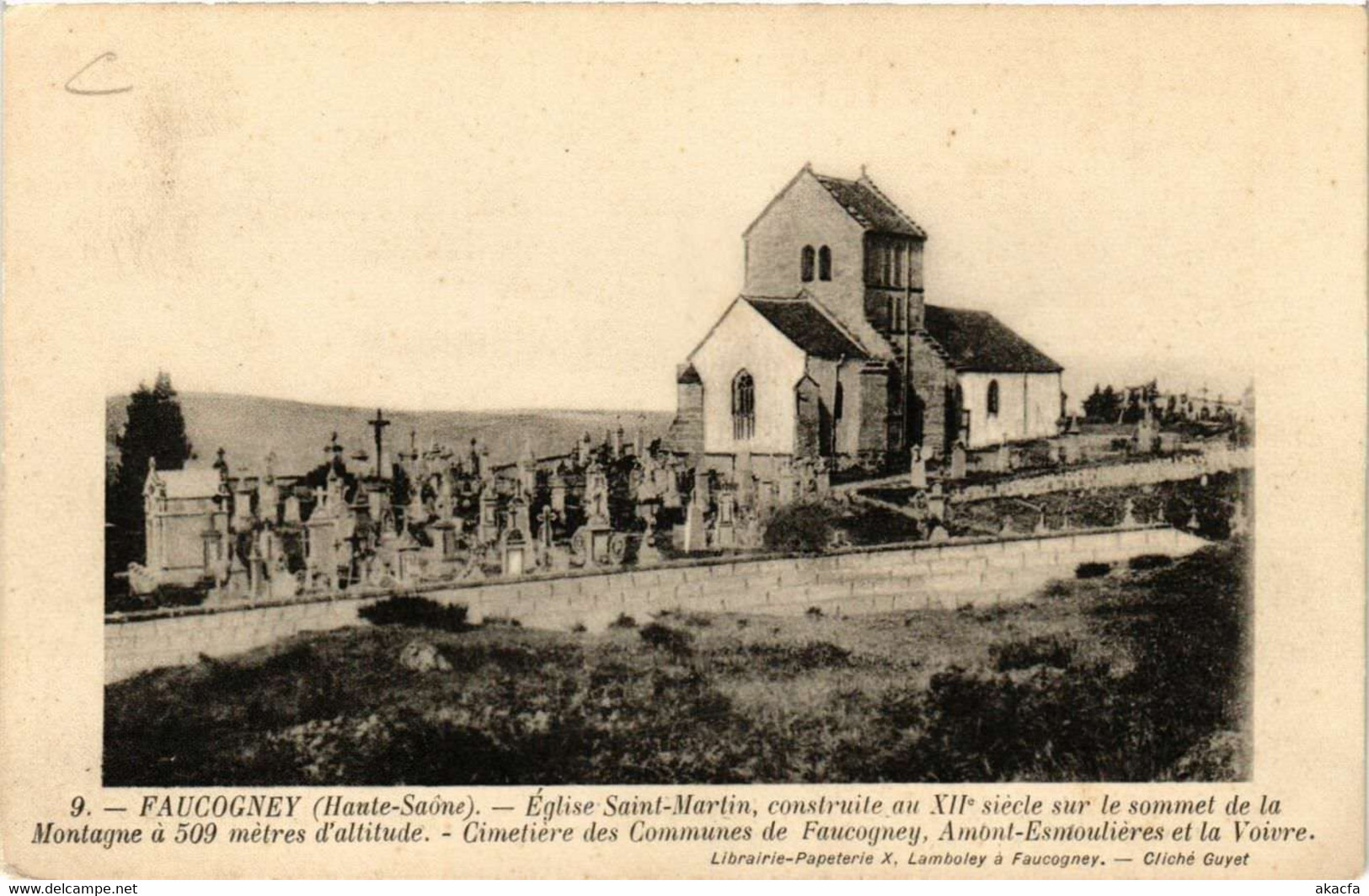 CPA AK FAUCOGNEY-et-la-MER - FAUCOGNEY - Église St-MARTIN (636722)