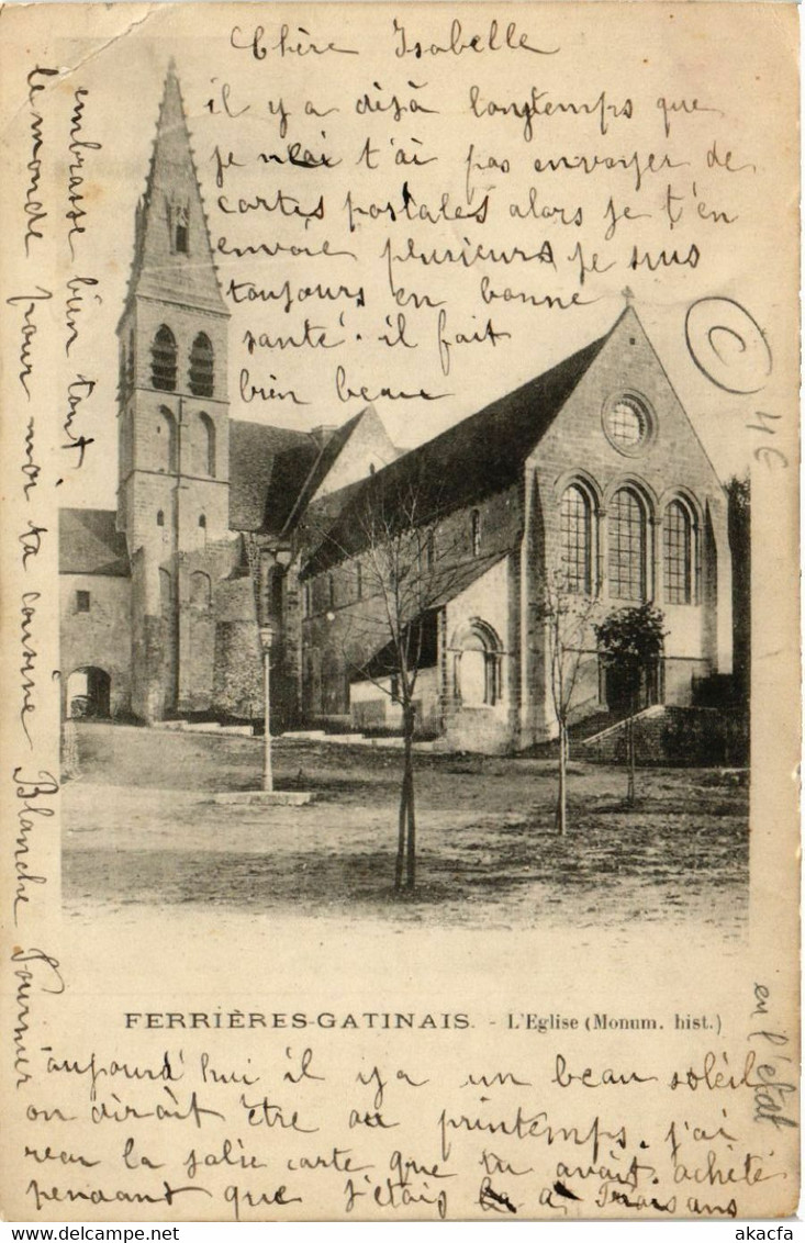 CPA AK FERRIERES-en-GATINAIS - FERRIERES-GATINAIS - Église (632396)