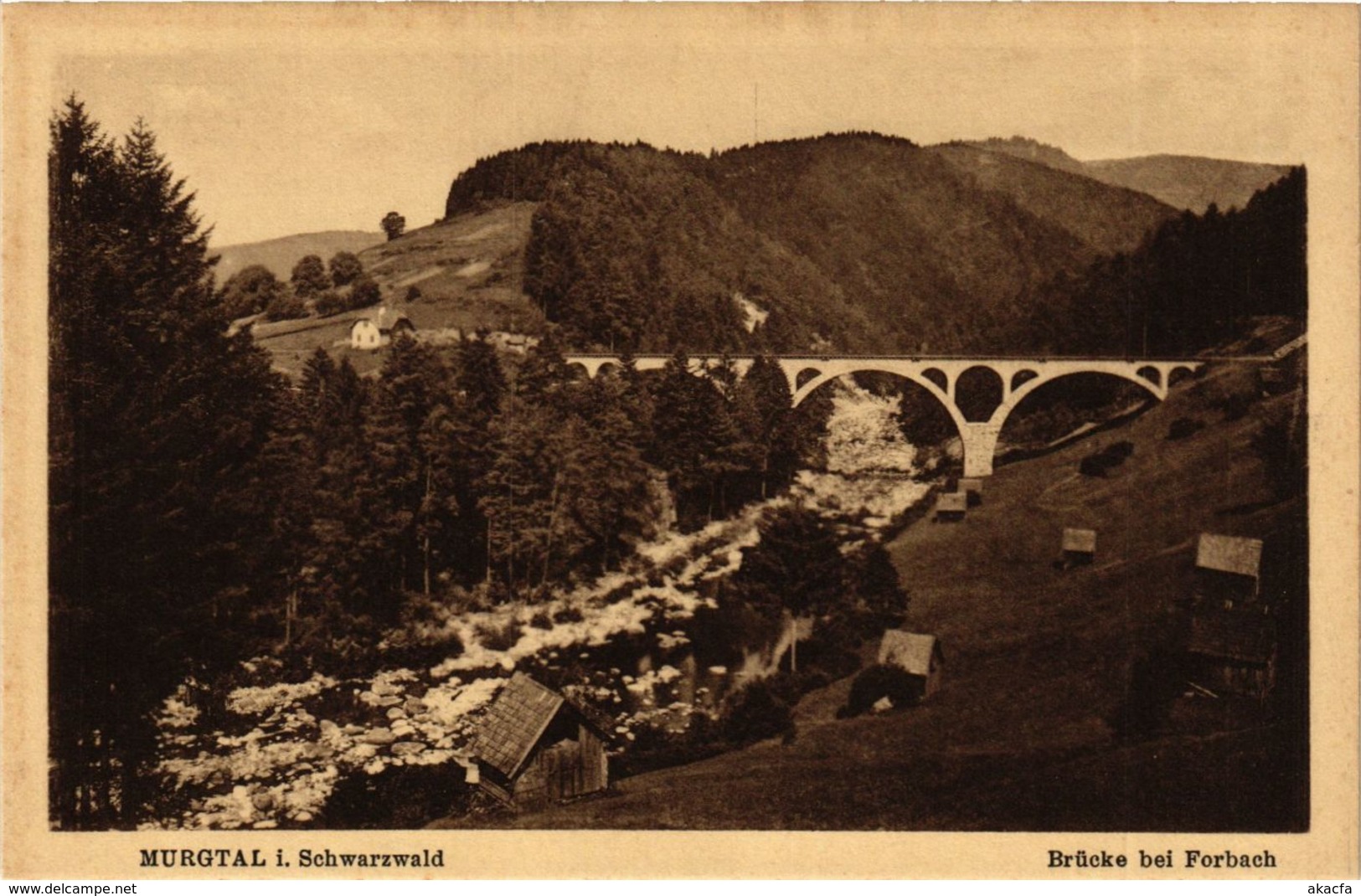 CPA AK Forbach - Brucke bei Forbach GERMANY (910428)