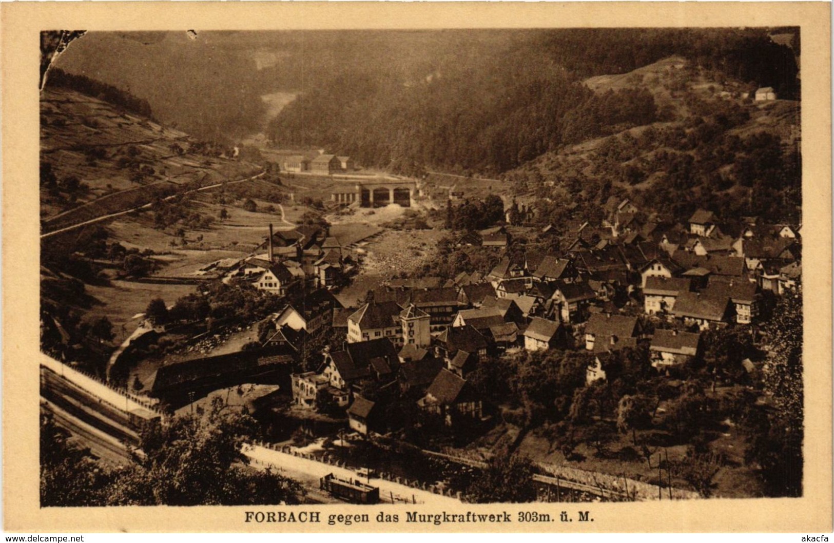 CPA AK Forbach - Forbach gegen das Murgkraftwerk GERMANY (910425)