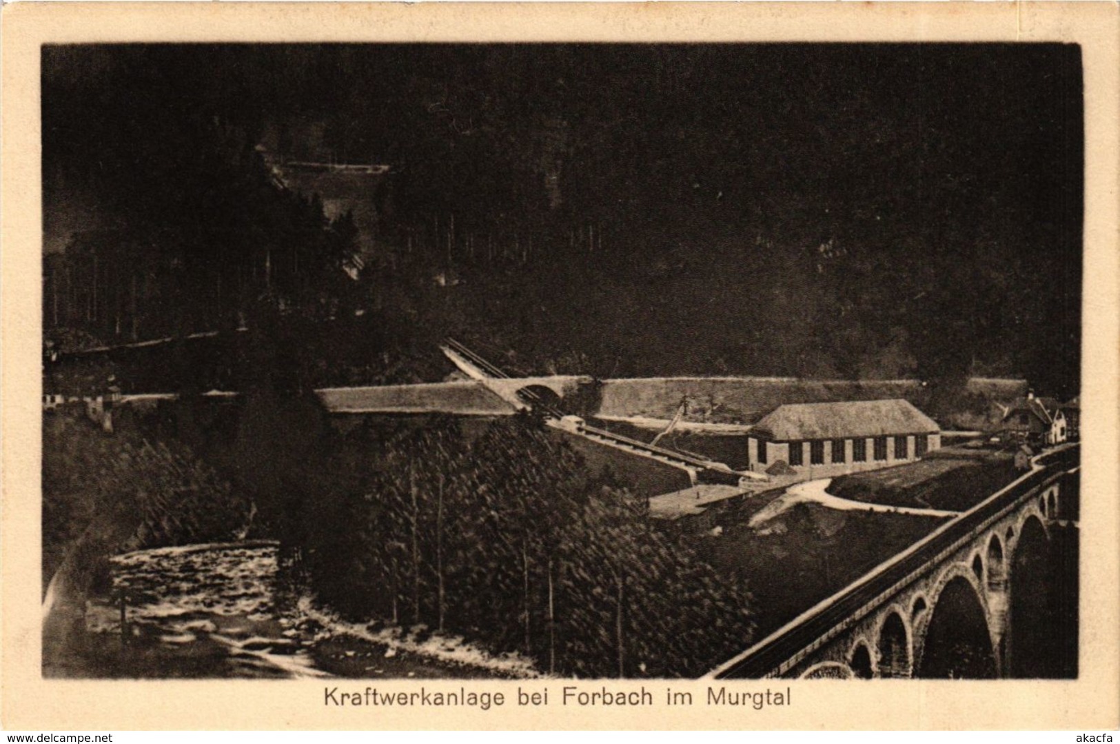 CPA AK Forbach - Kraftwerkanlage bei Forbach im Murgtal GERMANY (910429)