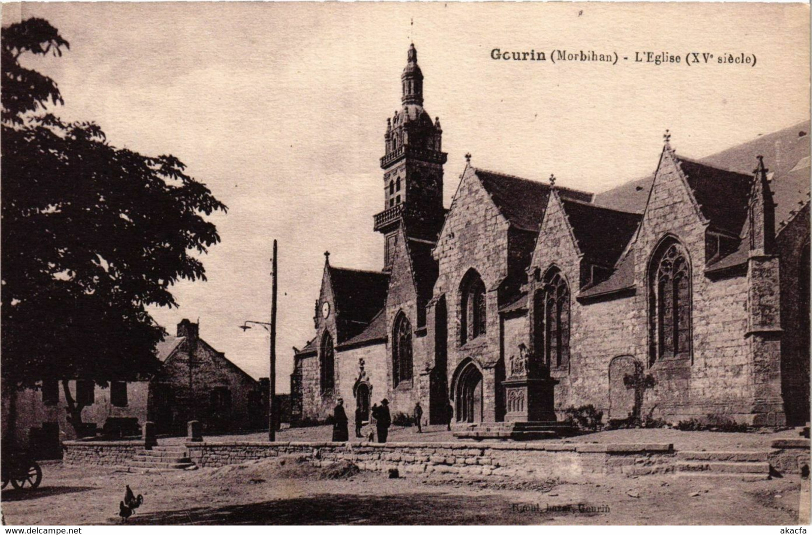 CPA AK GOURIN - L'Église (368949)