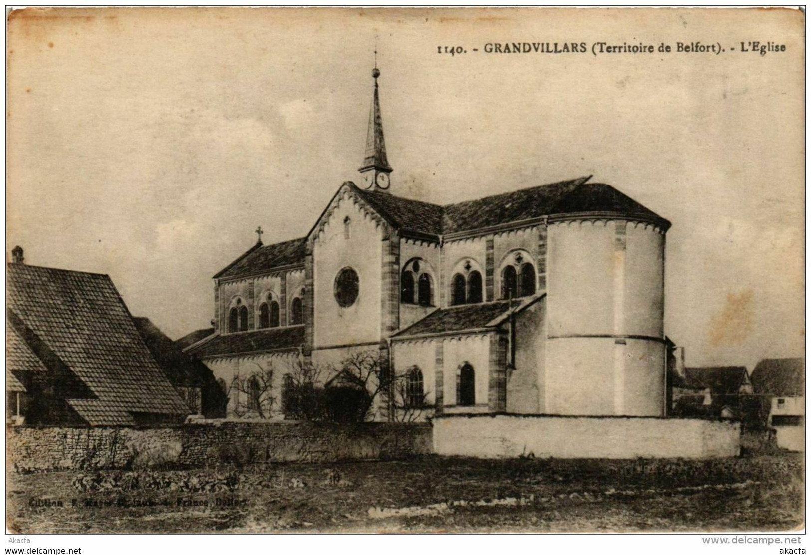 CPA AK GRANDVILLARS L'Église (722596)