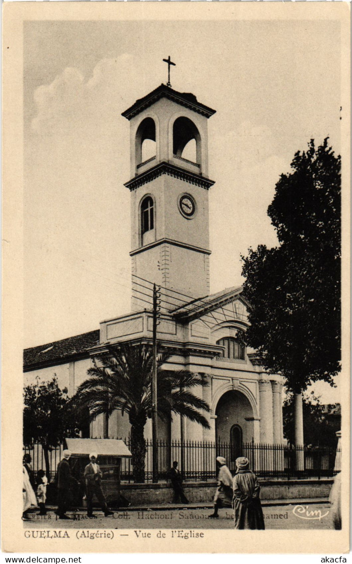 CPA AK GUELMA Vue de l'Eglise ALGERIA (1388737)