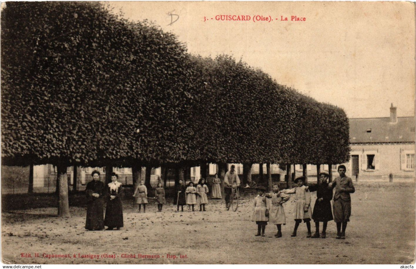 CPA AK GUISCARD OISE - La Place (424281)