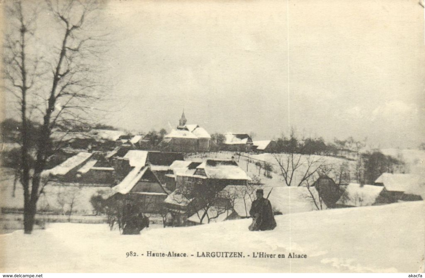 CPA AK Haute - Alsace LARGUITZEN - L'Hives an Alsace (171399)