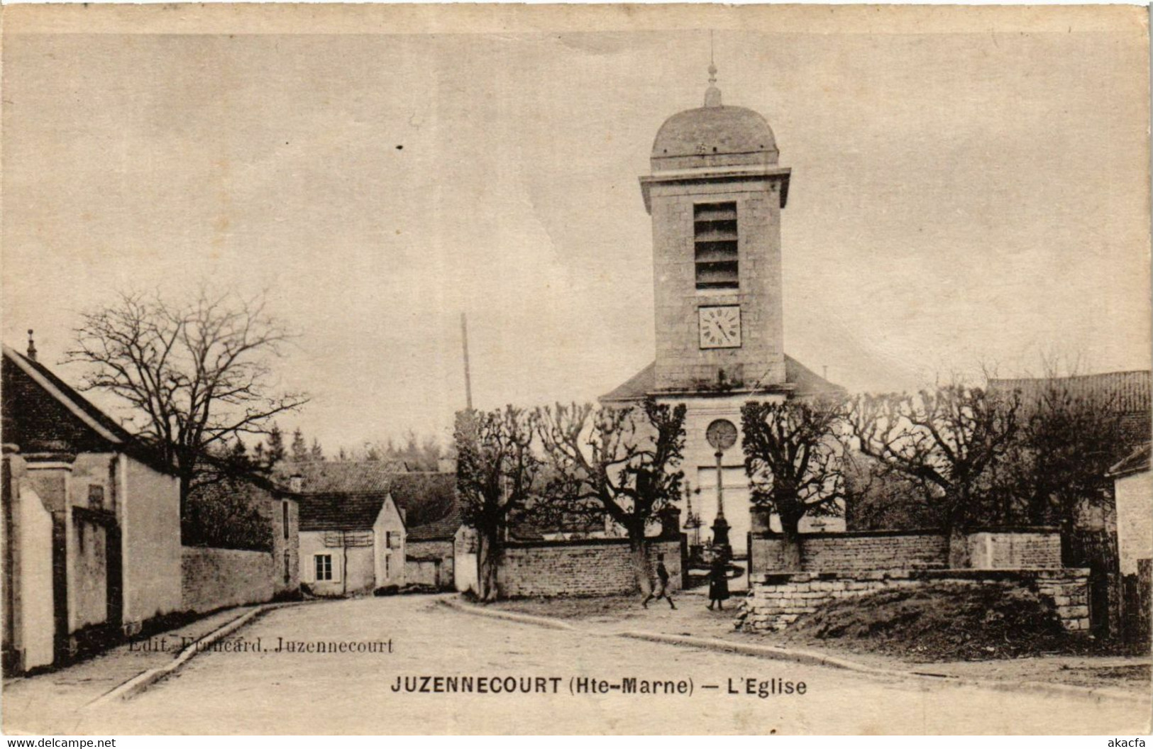 CPA AK JUZENNECOURT - L'Église (368545)