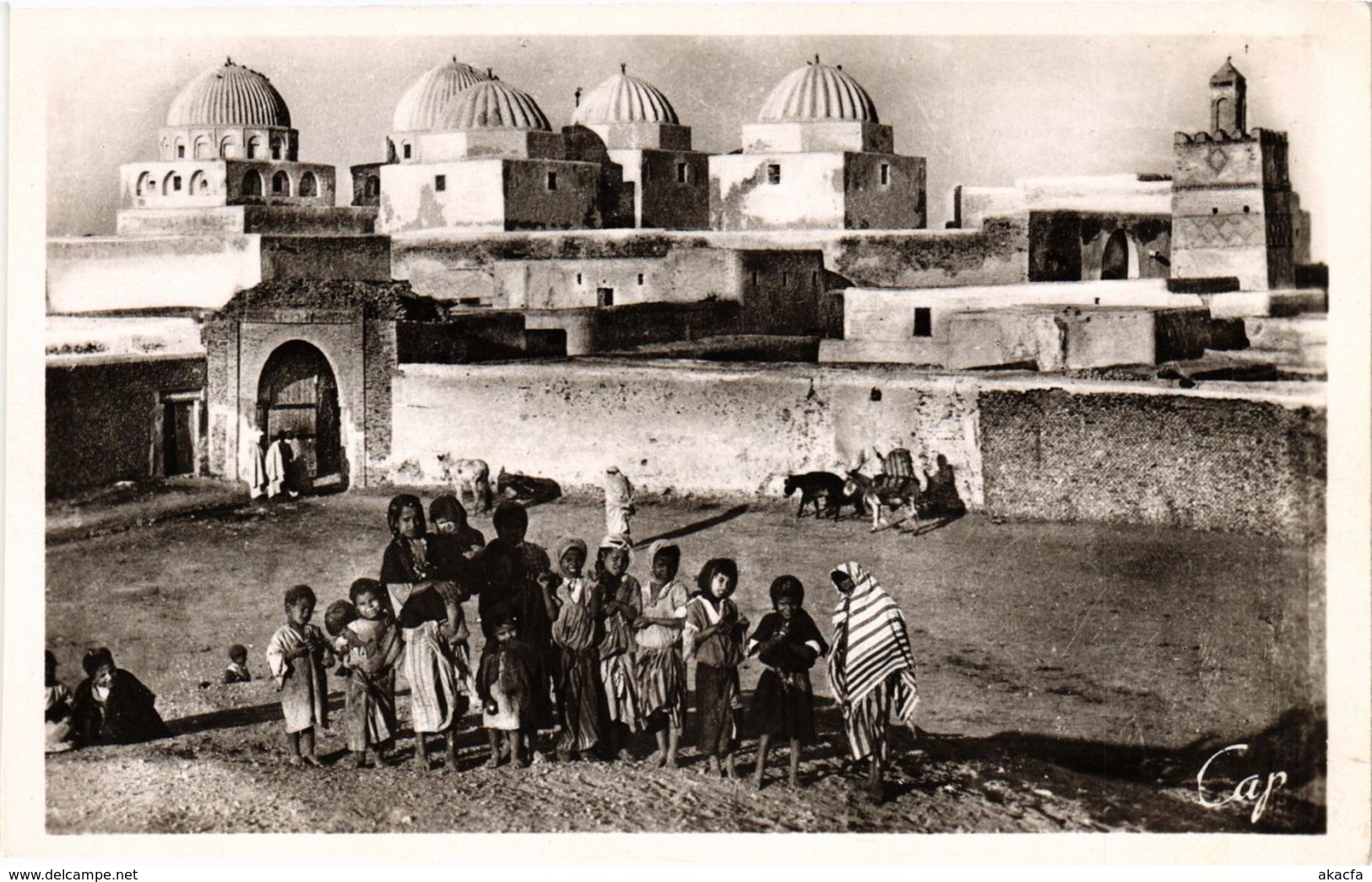 CPA AK KAIROUAN Mosquée des Sabres TUNISIE (822830)