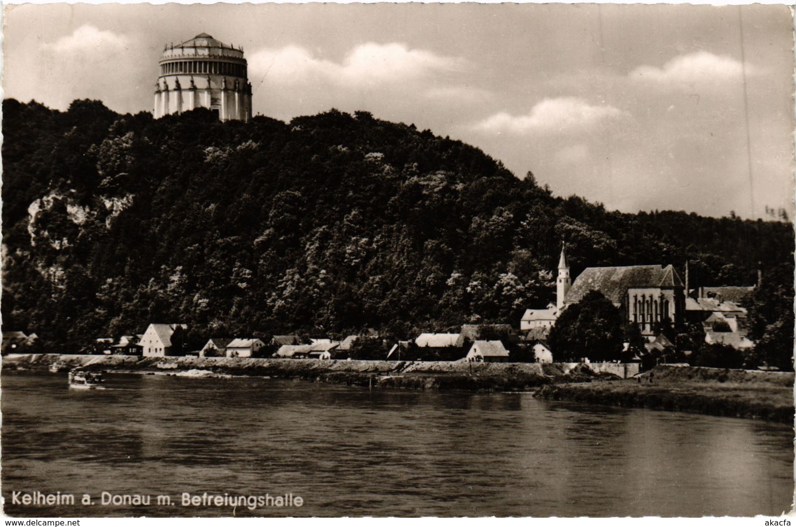 CPA AK Kelheim - Kelheim mit Befreiungshalle GERMANY (1031121)