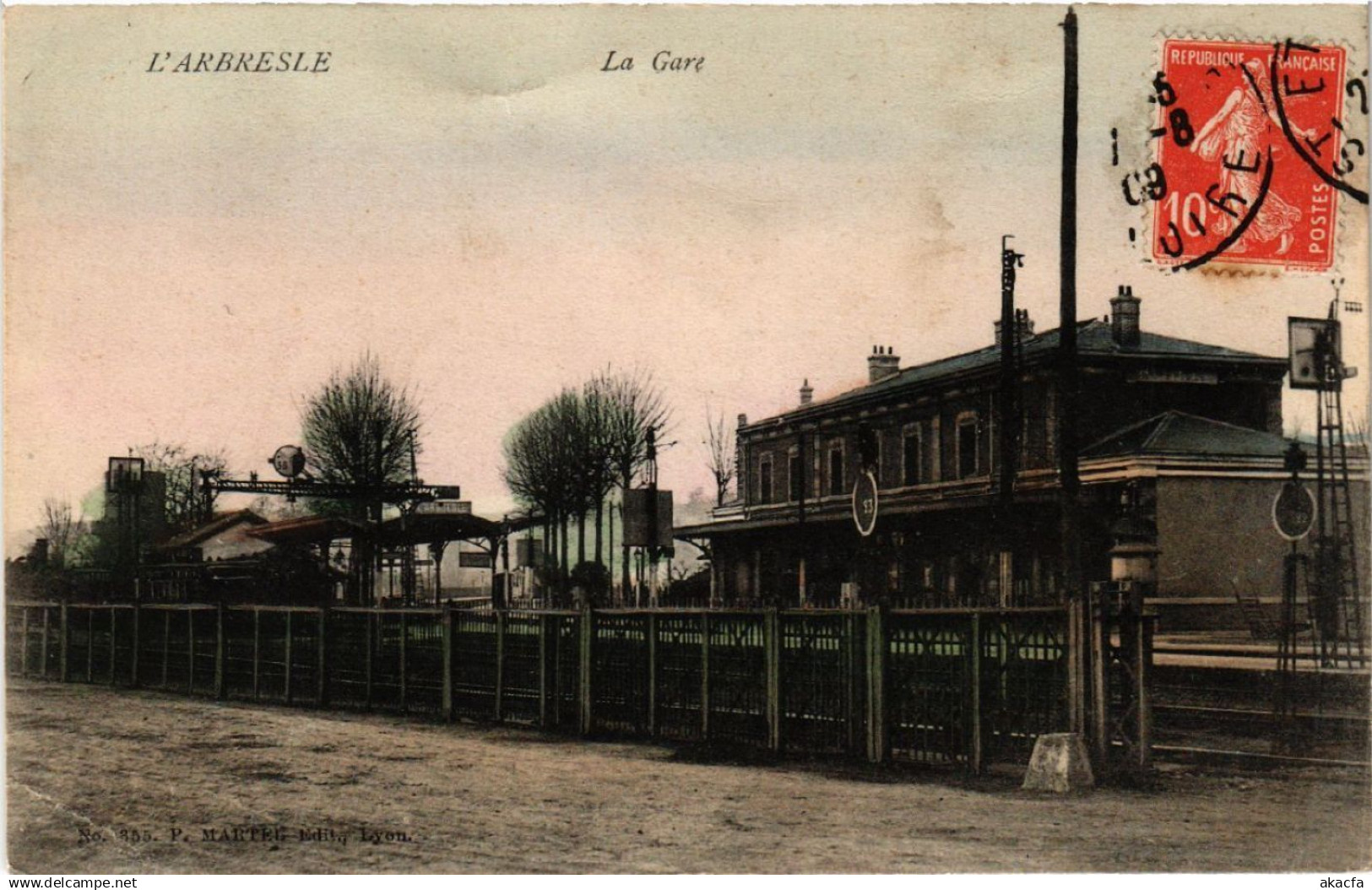 CPA AK L'ARBRESLE - La Gare (451148)