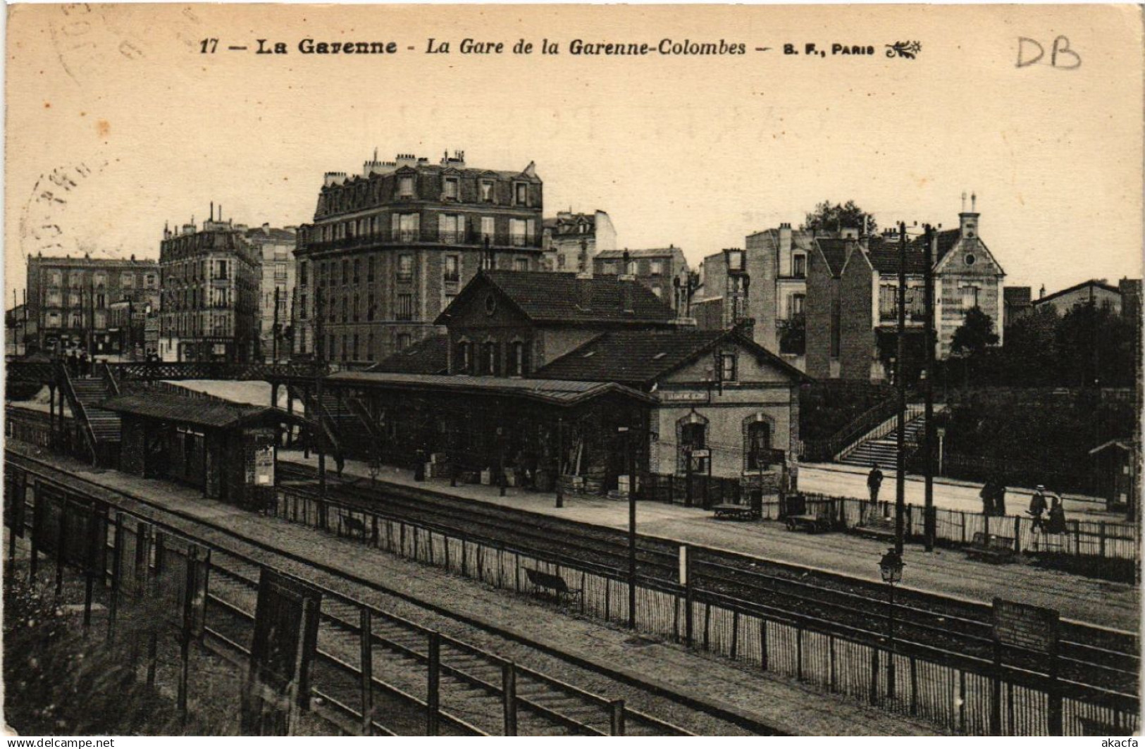 CPA AK La GARENNE - La Gare de La GARENNE-COLOMBES (581857)