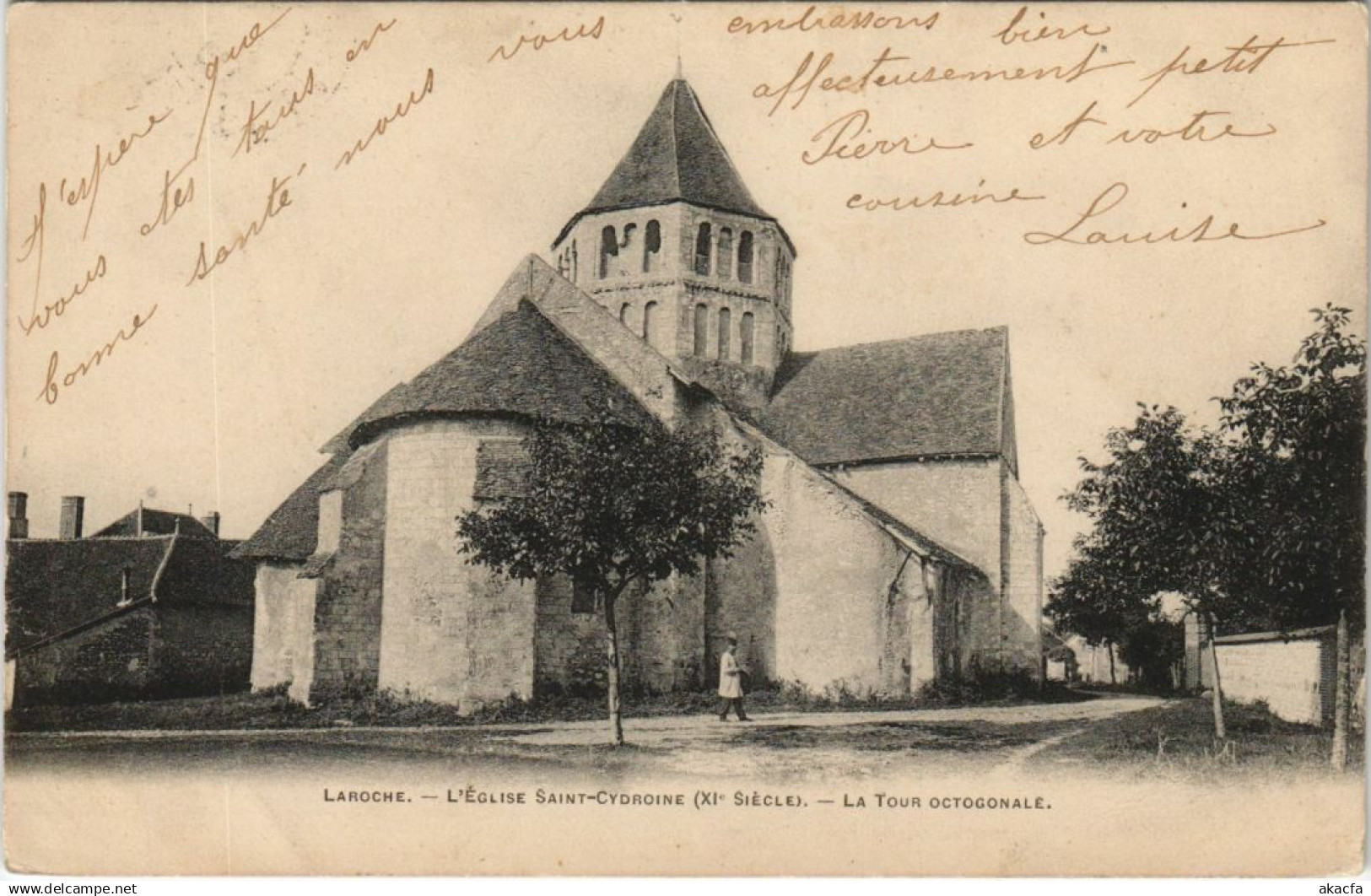 CPA AK Laroche L'Eglise Saint-Cydroine FRANCE (1176946)