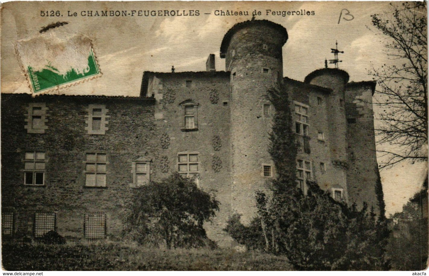 CPA AK Le CHAMBON-FEUGEROLLES - Chateau de FEUGEROLLES (359911)