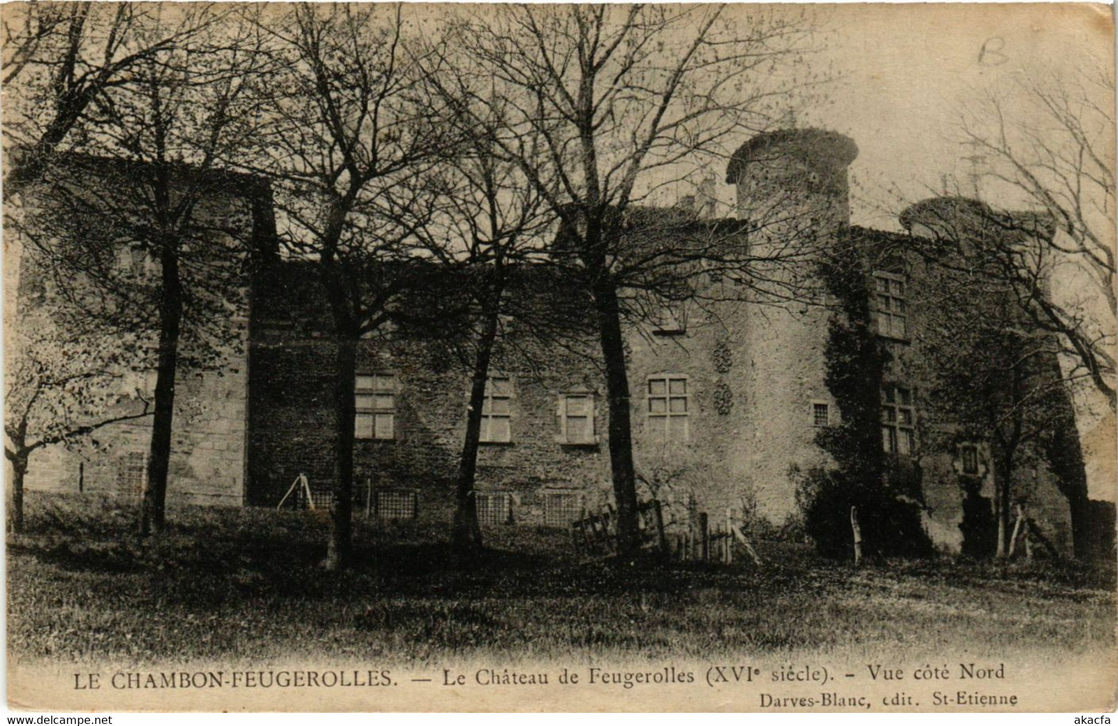 CPA AK Le CHAMBON-FEUGEROLLES - Le Chateau de FEUGEROLLES - Vue (359898)