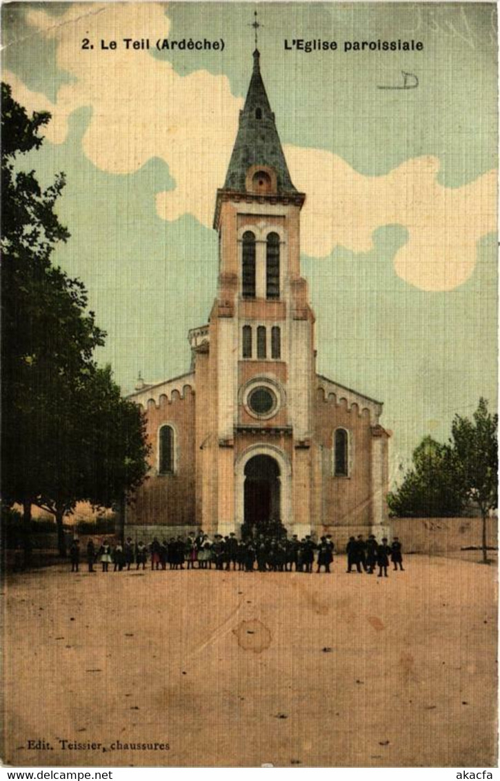 CPA AK Le TEIL Église paroissiale (660554)