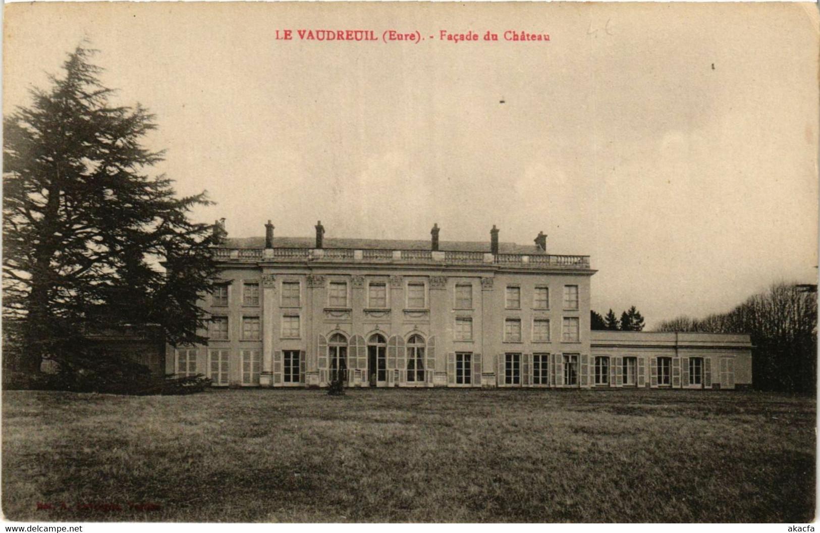 CPA AK Le VAUDREUIL - Facade du Chateau (392724)