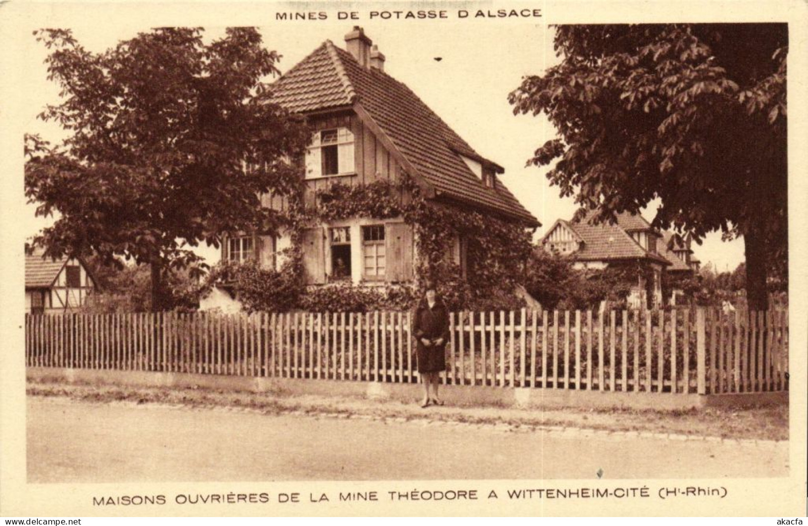 CPA AK Maison Ouvrieres de mine aTheodore a Wittenheim-Cite (H-Rhin) (171396)