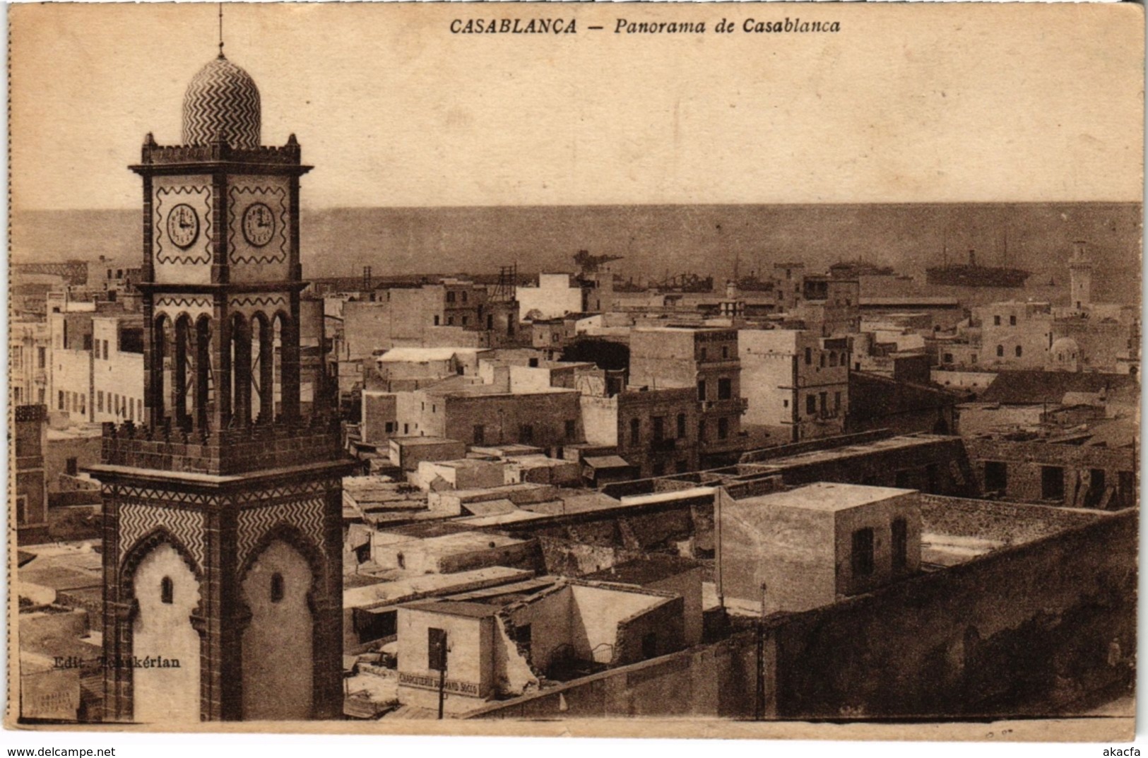 CPA AK MAROC CASABLANCA - Panorama de casablanca (114998)