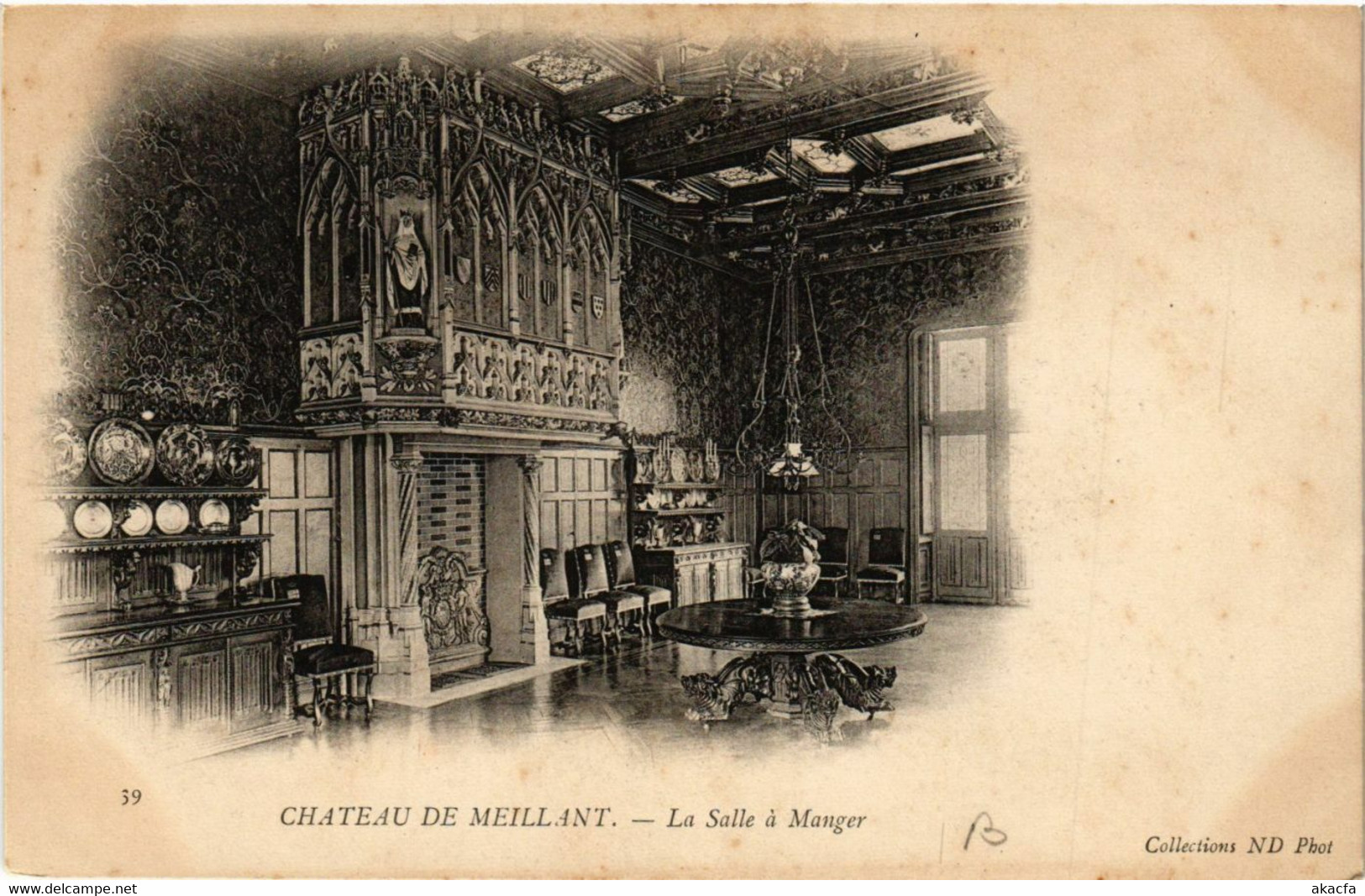 CPA AK MEILLANT - Chateau de MEILLANT - La Salle a Manger (634835)